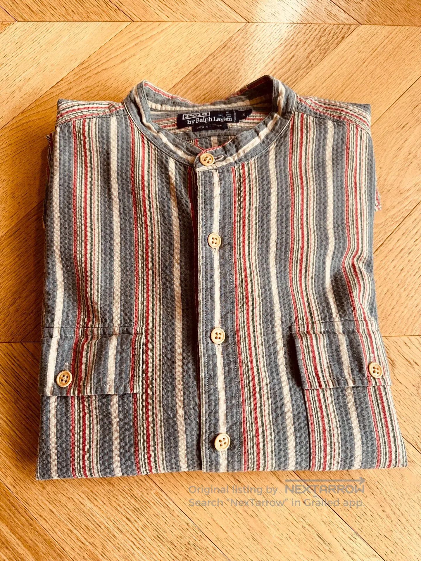 RLX Ralph Lauren Vintage Ralph Lauren Striped Shirt. Size US XL / EU 56 / 4 - 6 Thumbnail