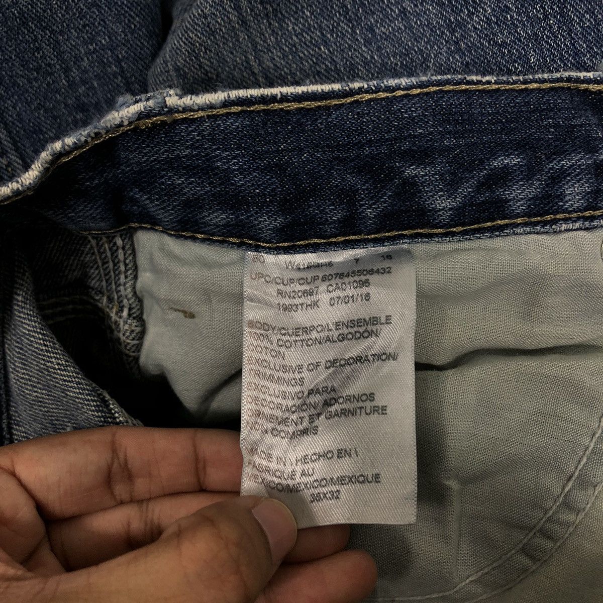 Japanese Brand 🔥90’s Vintage Carpenter Denim Jeans Dickies USA Worker Size US 36 / EU 52 - 15 Thumbnail