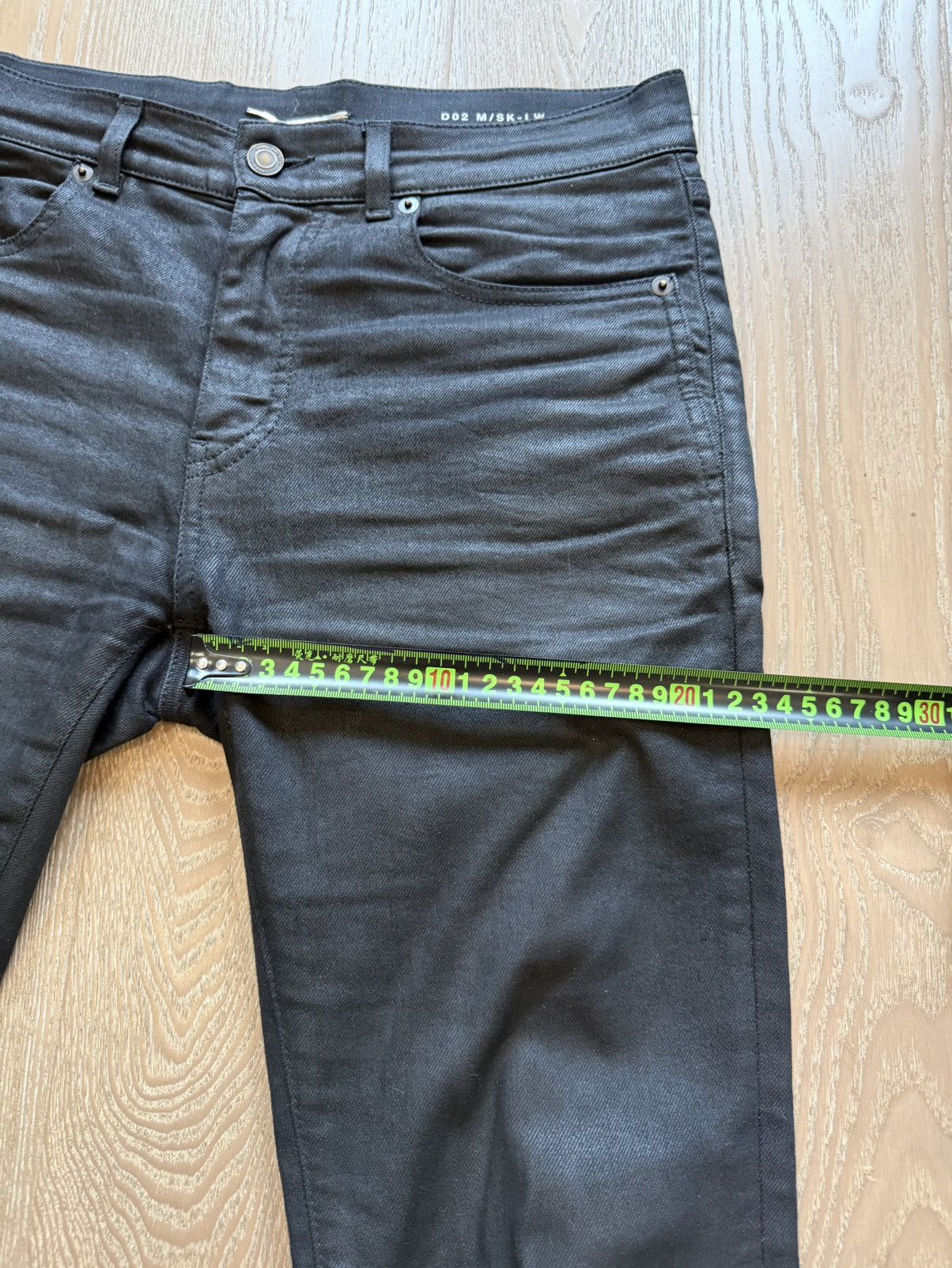 Saint Laurent Paris Sz 30 Saint Laurent Paris 18AW Waxed skinny Denim Size US 30 / EU 46 - 6 Thumbnail