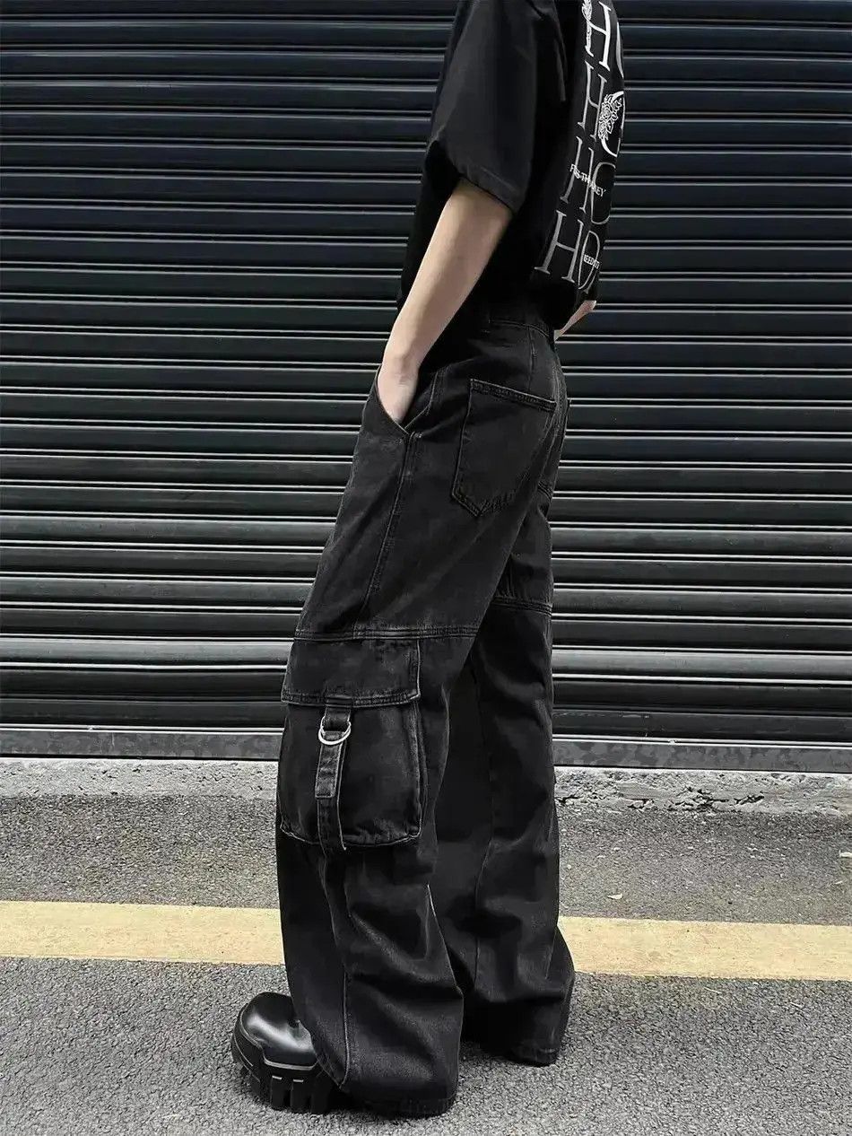 Japanese Brand Large pocket loose floor mop casual pants Size US 32 / EU 48 - 2 Thumbnail