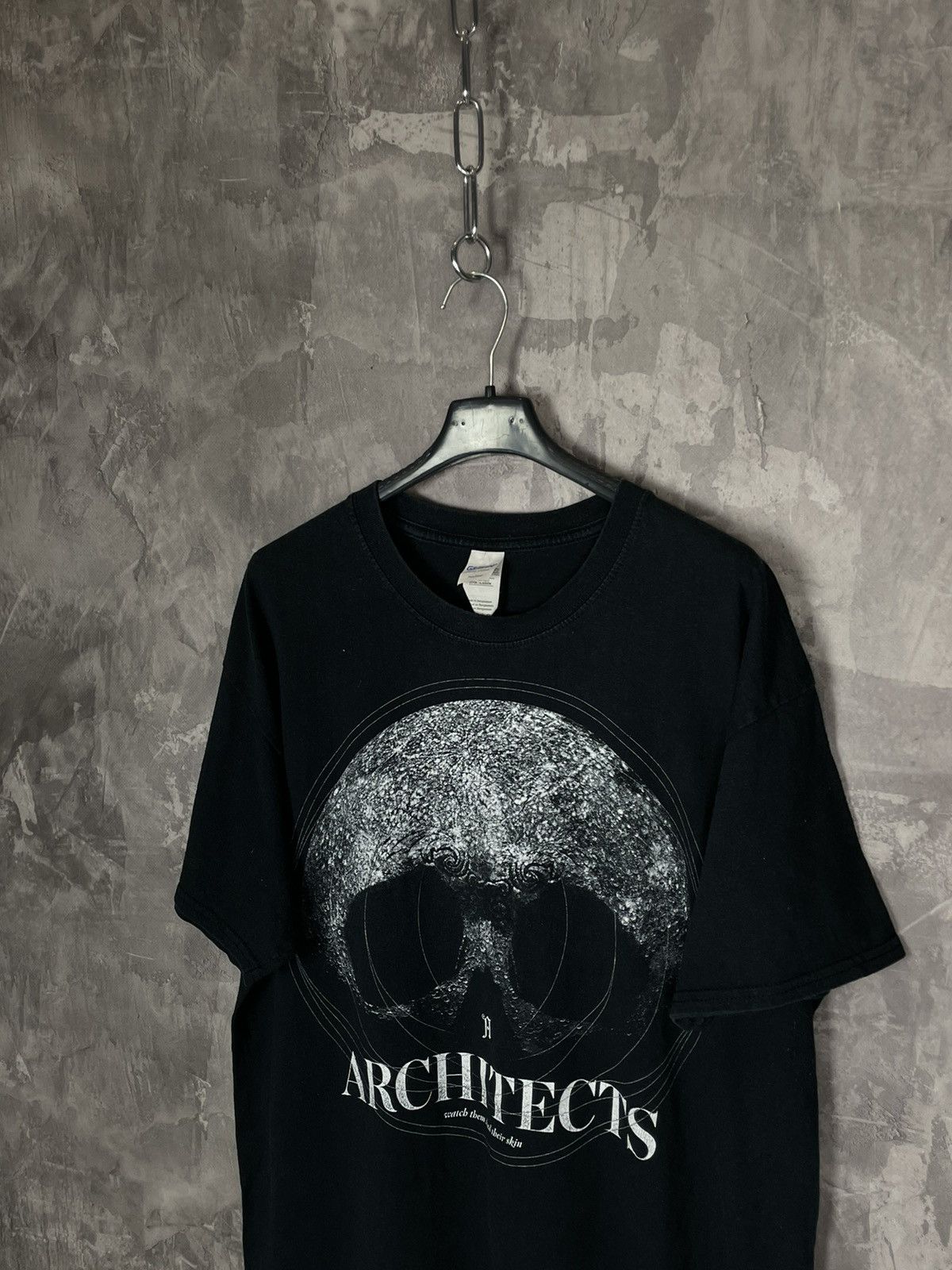 Band Tees × Vintage Vintage Y2K Architecs Skulls Dead Face Horror Tee Streetwear Size US L / EU 52-54 / 3 - 6 Thumbnail