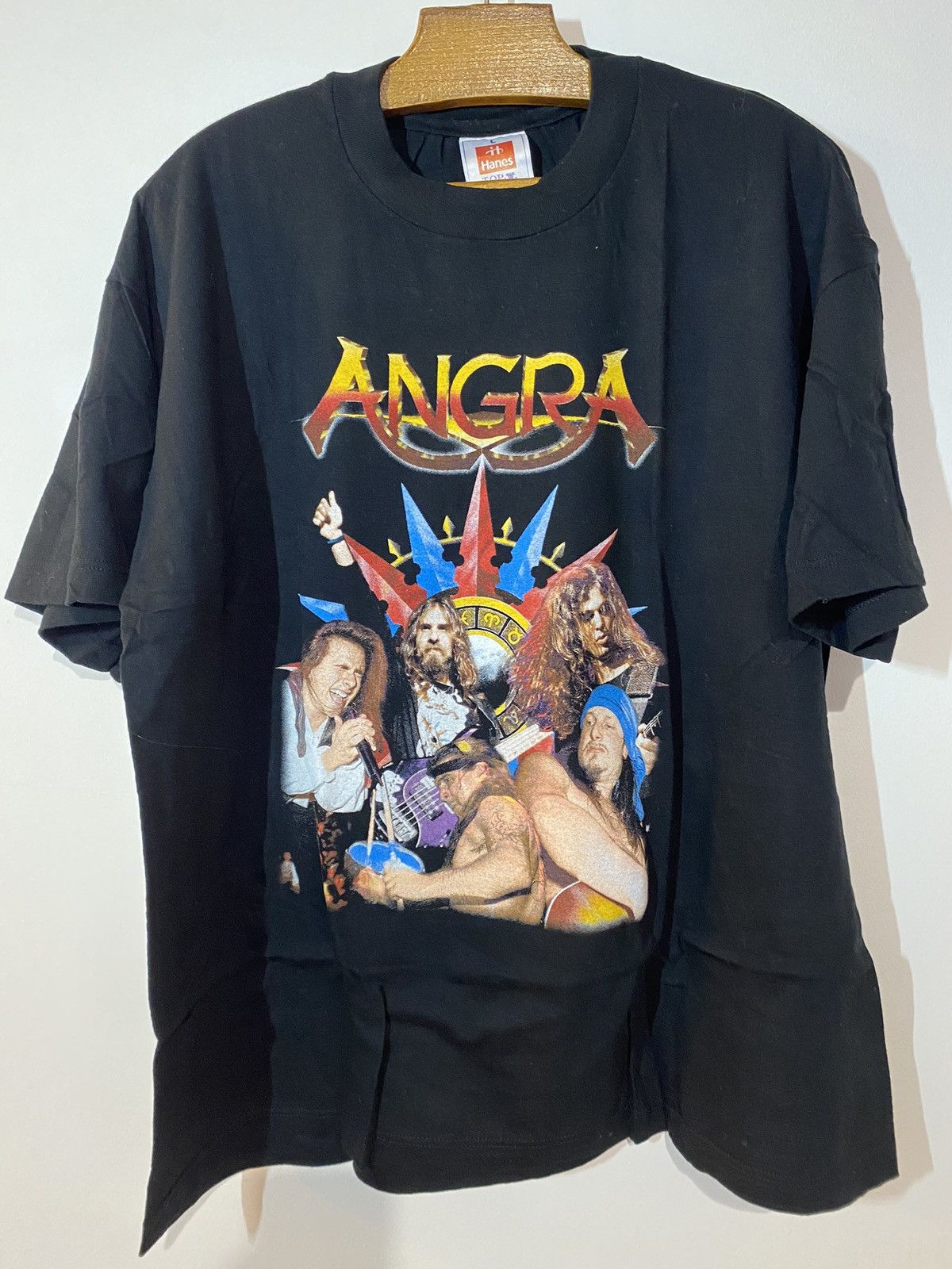 Band Tees × Vintage Vintage late 90s Angra holy lane tour shirt Size US L / EU 52-54 / 3 - 1 Thumbnail