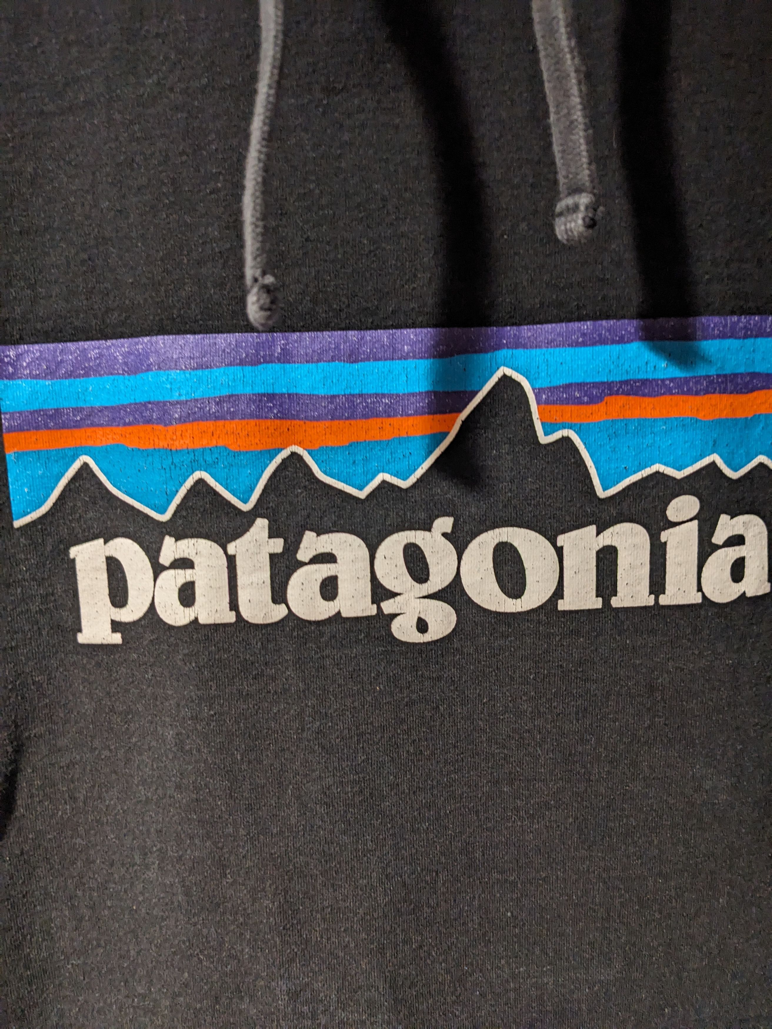 Designer × Patagonia Patagonia Logo Black Medium Regular Fit Uprisal Hoodie Size US M / EU 48-50 / 2 - 2 Thumbnail