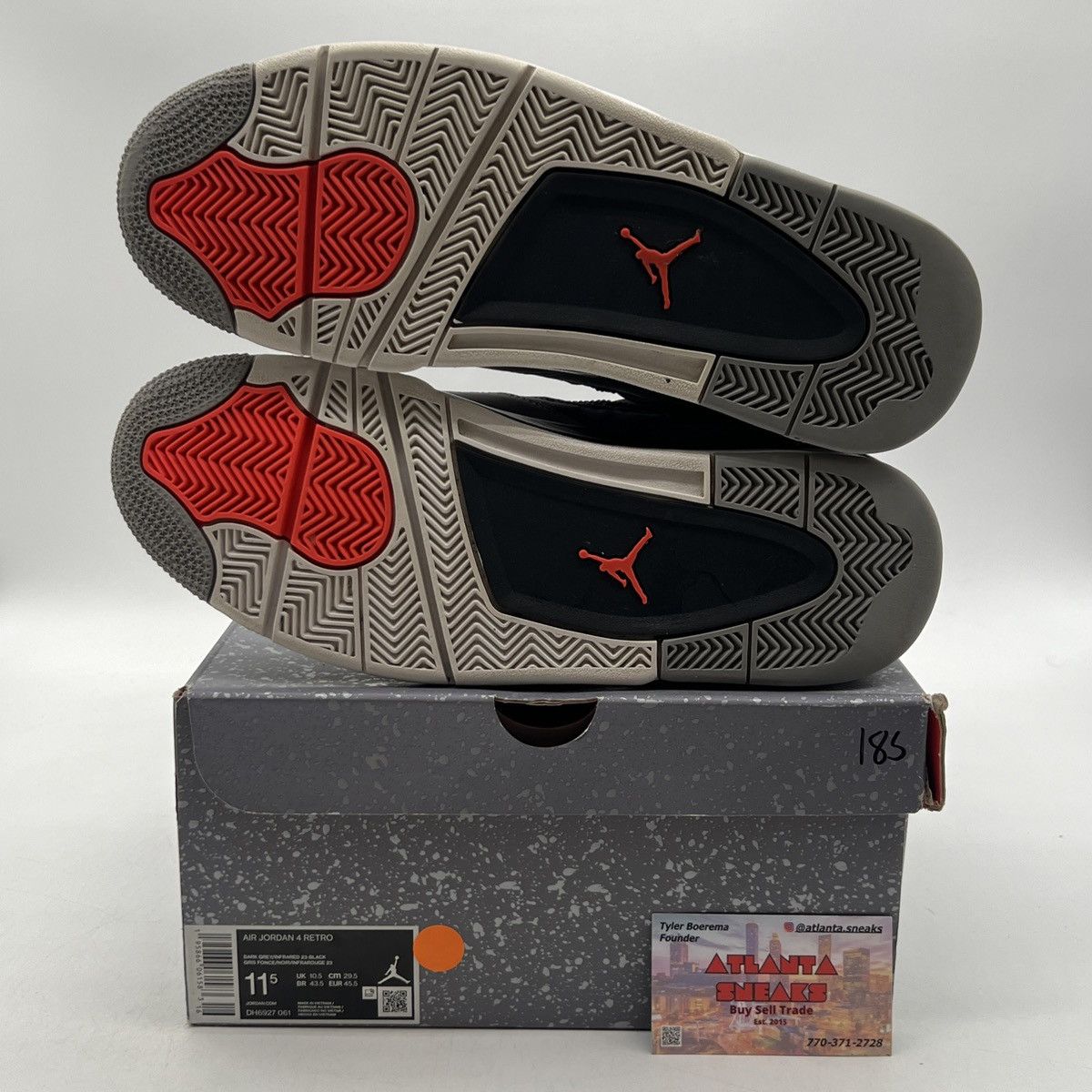 Jordan Brand Air Jordan 4 infrared Size US 11.5 / EU 44-45 - 8 Thumbnail