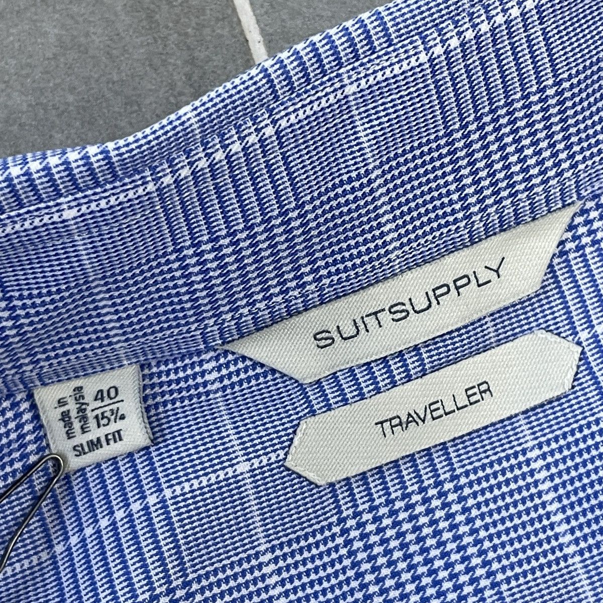 Suitsupply Suitsupply Traveller Slim Fit Button Shirt Size 40/15 Size US L / EU 52-54 / 3 - 13 Thumbnail