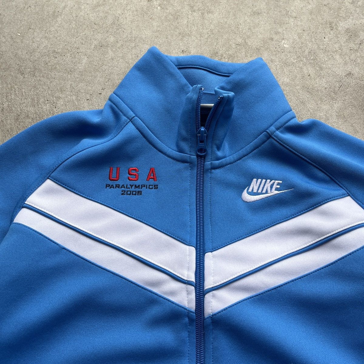 Nike 2008 Nike Paralympics Zip Up Track Jacket Size L / US 10 / IT 46 - 2 Thumbnail