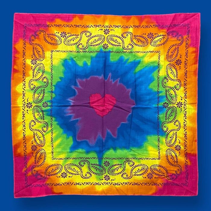 Streetwear Little Brownie Bakers Girl Scouts Bandana Tie Dye Heart