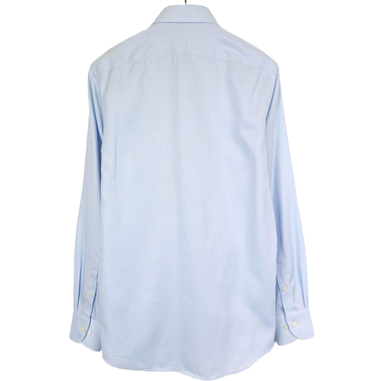 Suitsupply Suitsupply Shirt Mens 39/15 1/2 Blue Traveller Slim Fit Formal Men Collared Long Sleeve Size 40R - 2 Thumbnail