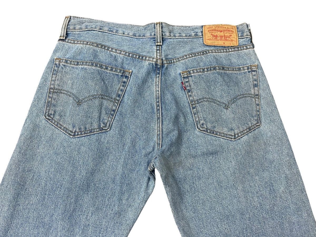 Levi's Vintage Levi’s 505 Straight Fit Jeans Faded Streetwear Size US 32 / EU 48 - 3 Thumbnail