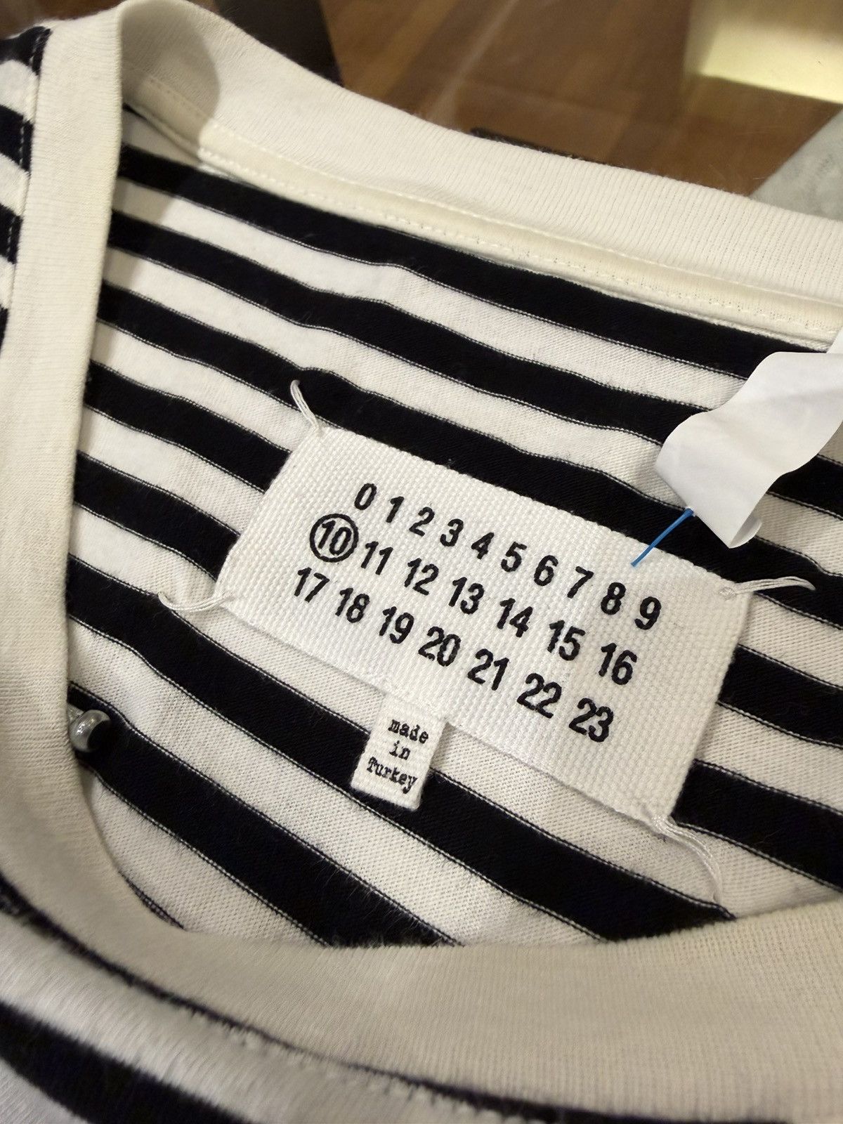 Maison Margiela Maison Margiela Striped Tee Size US M / EU 48-50 / 2 - 3 Thumbnail