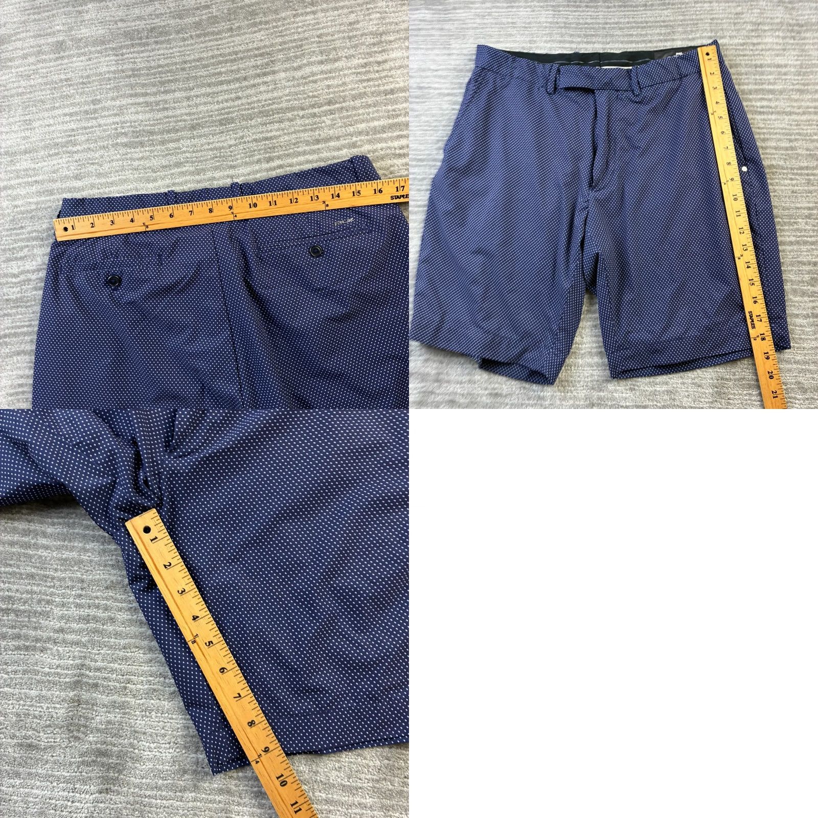 RLX Ralph Lauren RLX Ralph Lauren Mens Shorts 34 Chino Polka Dot Performance Fit Woven Size US 34 / EU 50 - 8 Thumbnail