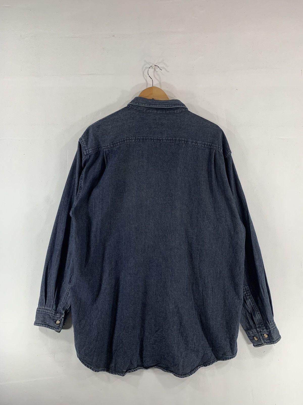 Beverly Hills Polo Club × Vintage Beverly Hills Polo Club Denim Shirt Size US XL / EU 56 / 4 - 2 Thumbnail