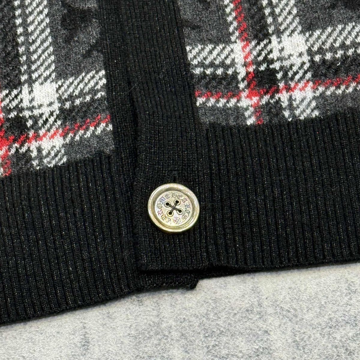 Chrome Hearts Chrome Hearts Mama Tried Scroll Labe Cardigan red/black Size US XL / EU 56 / 4 - 4 Thumbnail