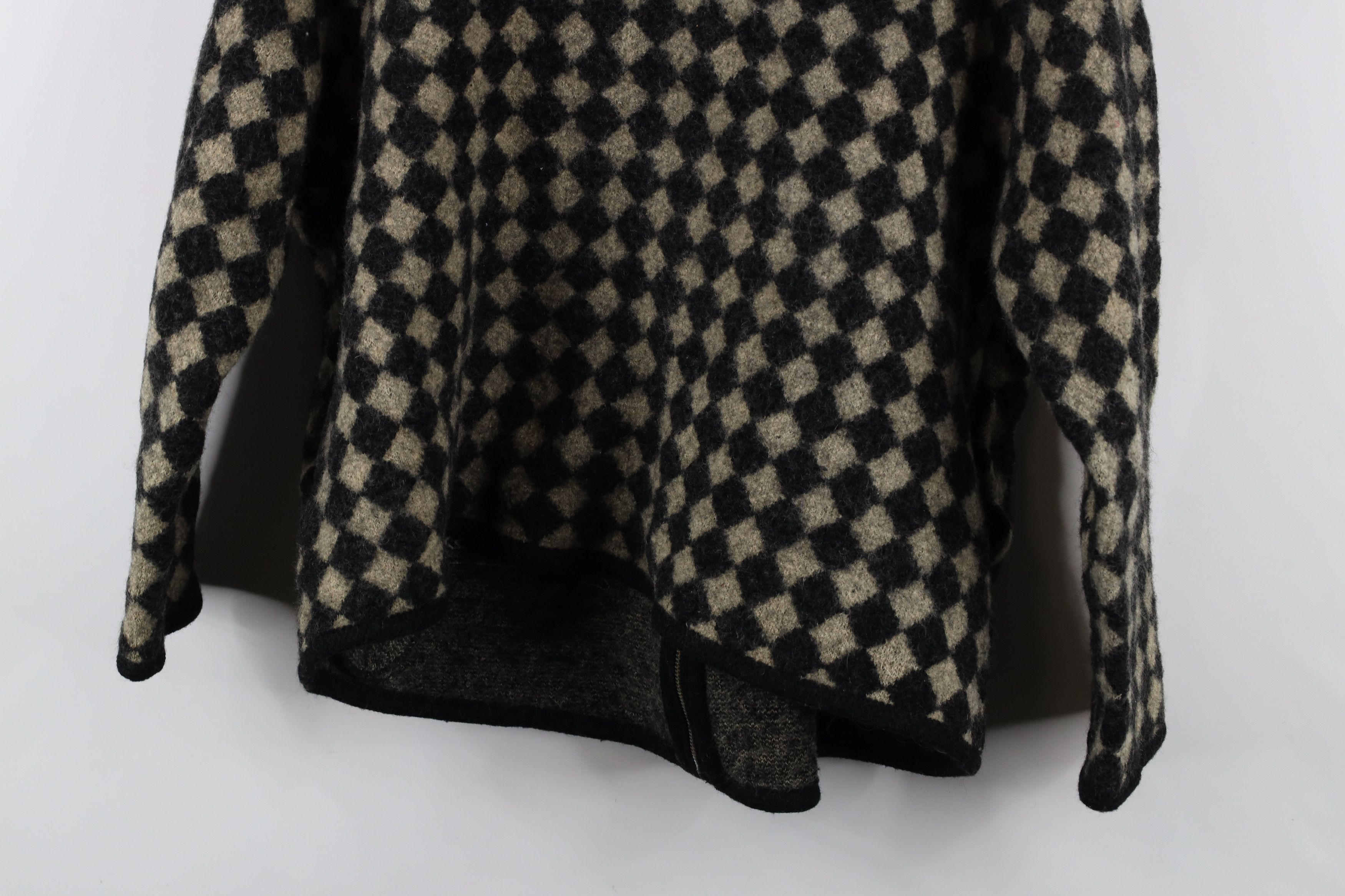 Vintage Vintage 90s Streetwear Diamond Reindeer Full Zip Sweater Size XXL / US 16-18 / IT 52-54 - 14 Thumbnail