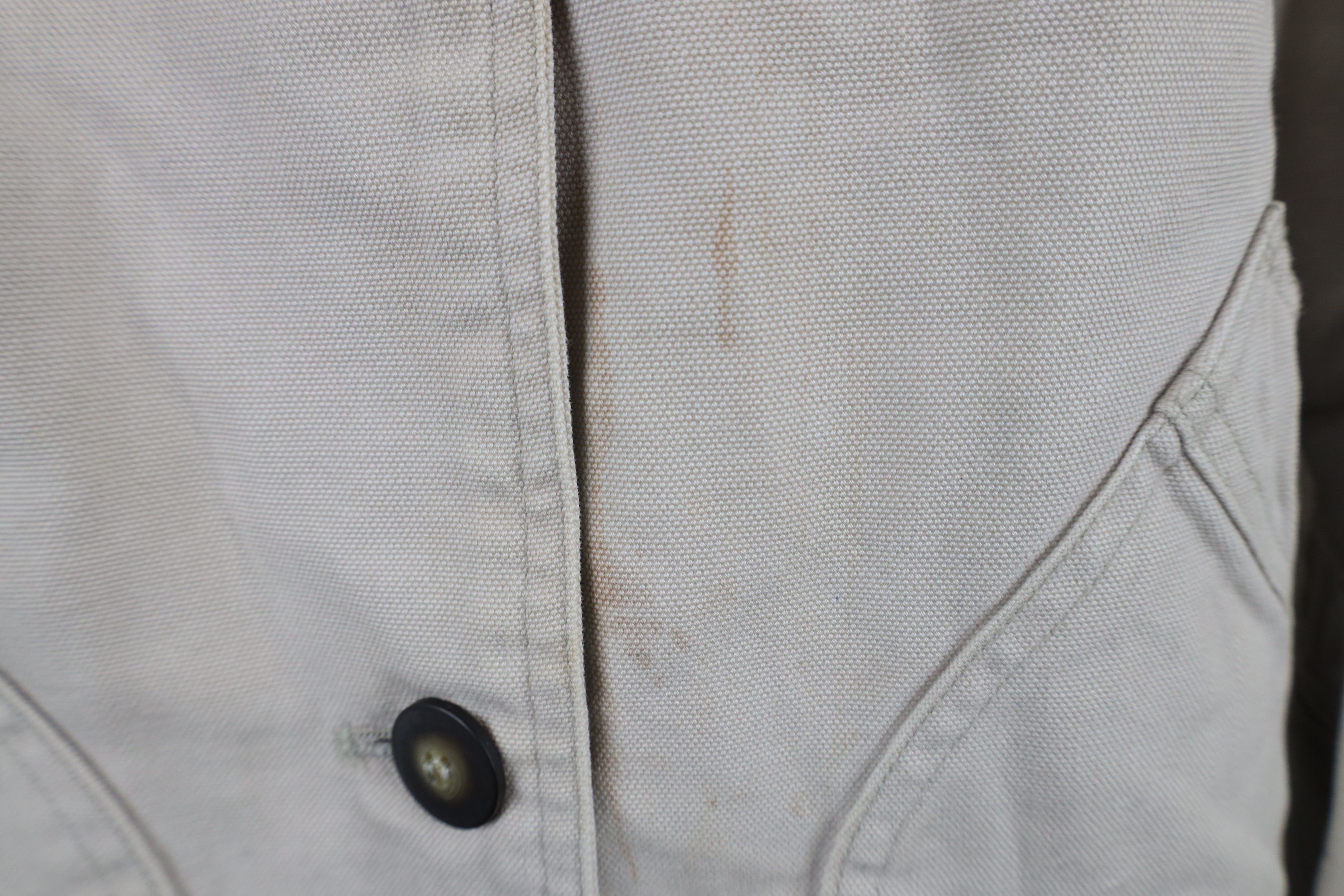 Vintage Vintage 90s Streetwear Flannel Lined Chore Barn Jacket Beige Size XL / US 12-14 / IT 48-50 - 4 Thumbnail