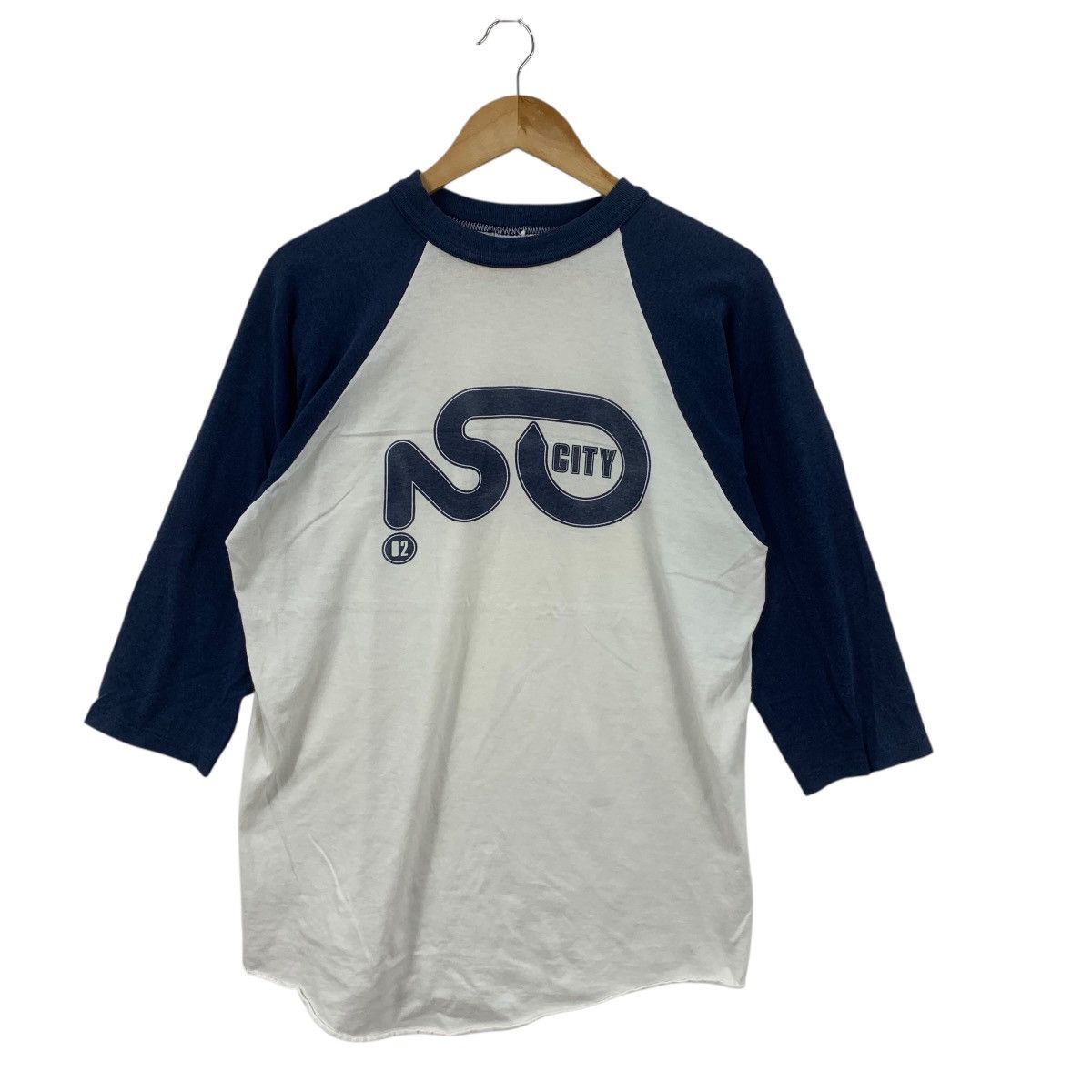 Vintage Vintage 90’ NOS CITY RACING TEAM Raglan Logo Tee Shirt Top Size US L / EU 52-54 / 3 - 4 Thumbnail