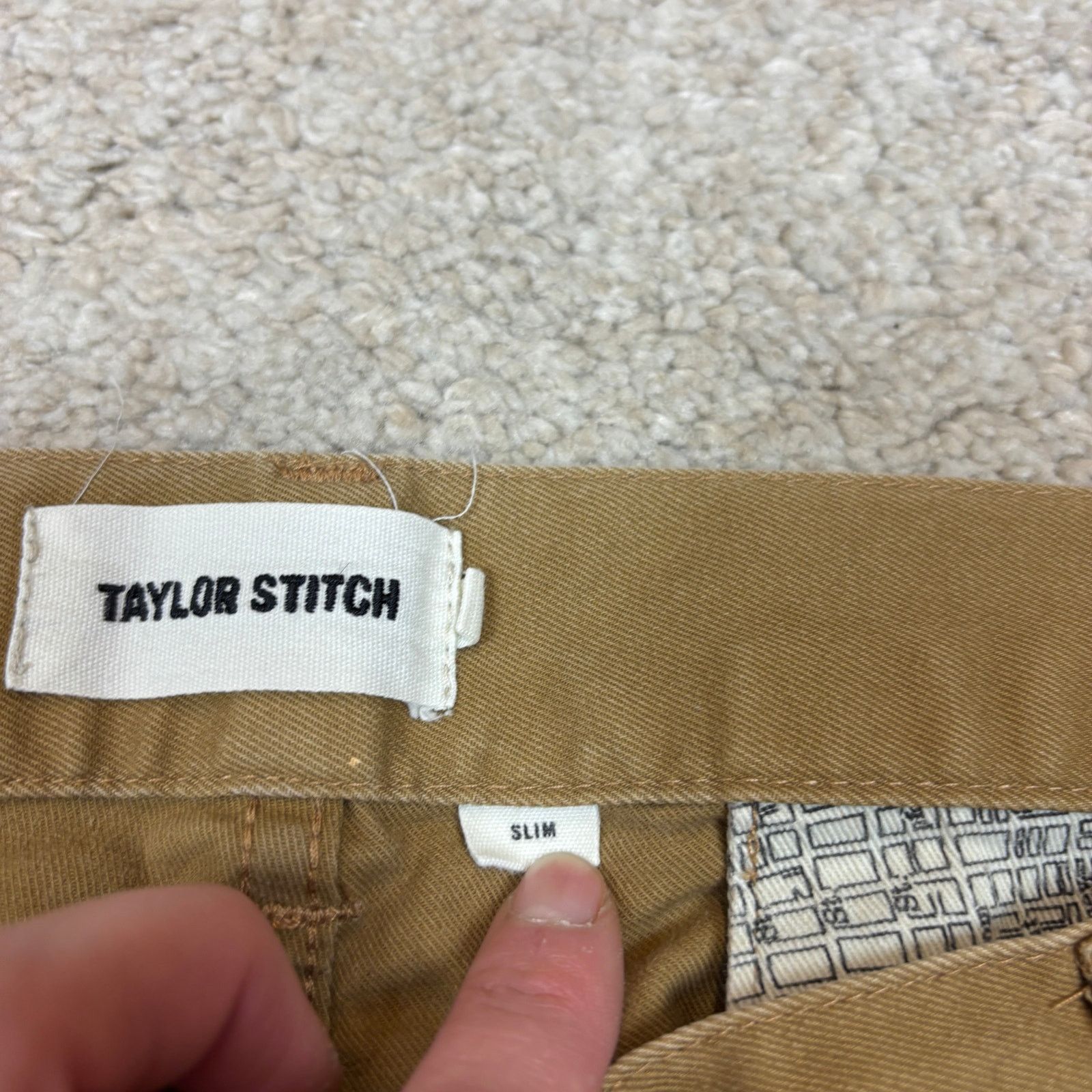 Taylor Stitch Taylor Stitch Slim Fit Chino Ankle Khaki Pants Men's 32x35 Size US 32 / EU 48 - 4 Thumbnail