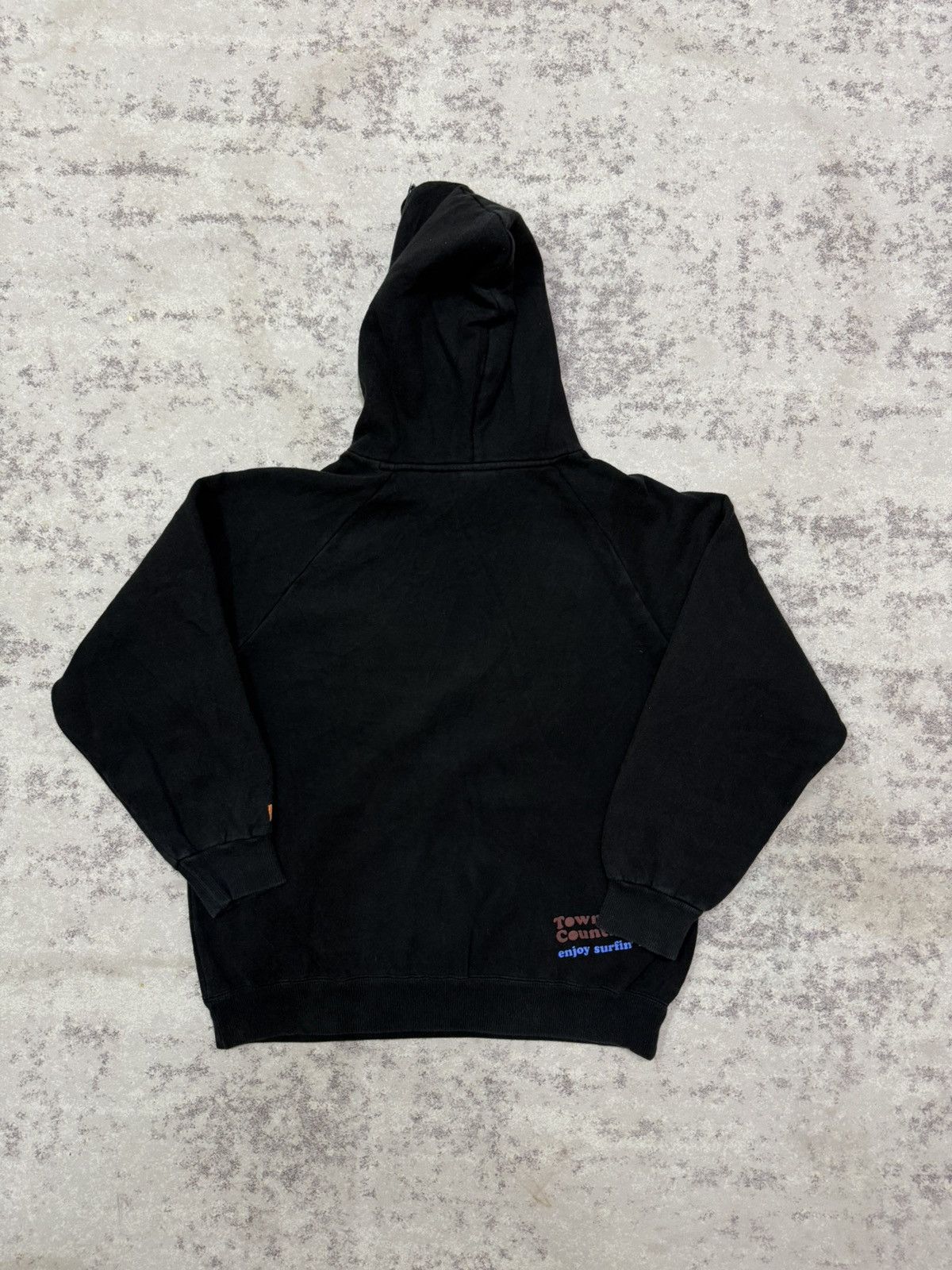 Vintage Vintage Town & Country Enjoy Surfing Pullover Sweater Hoodie Size US M / EU 48-50 / 2 - 11 Thumbnail