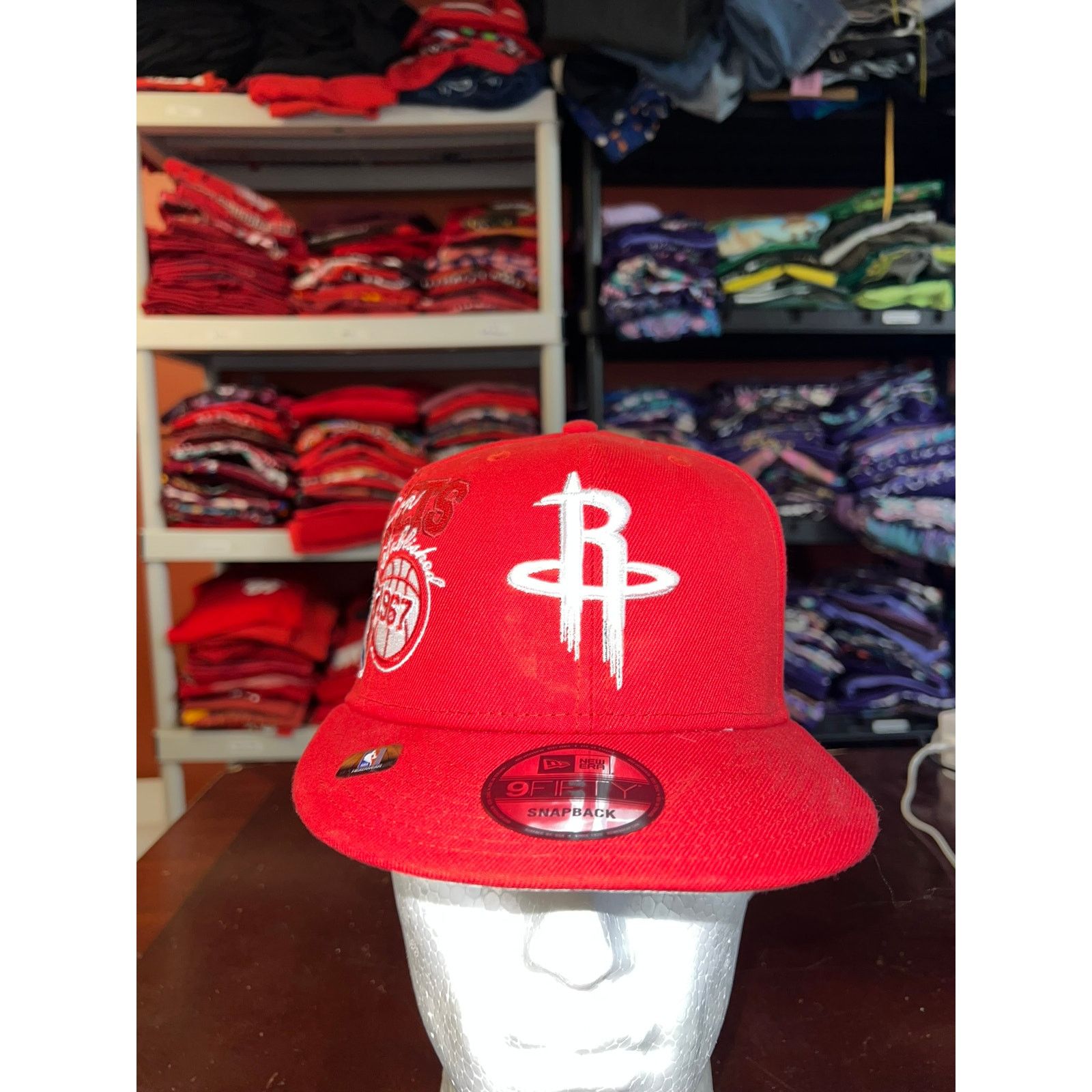 New Era New Era Houston Rockets Hat 9Fifty NBA Back Half Team Cap Size ONE SIZE - 1 Thumbnail