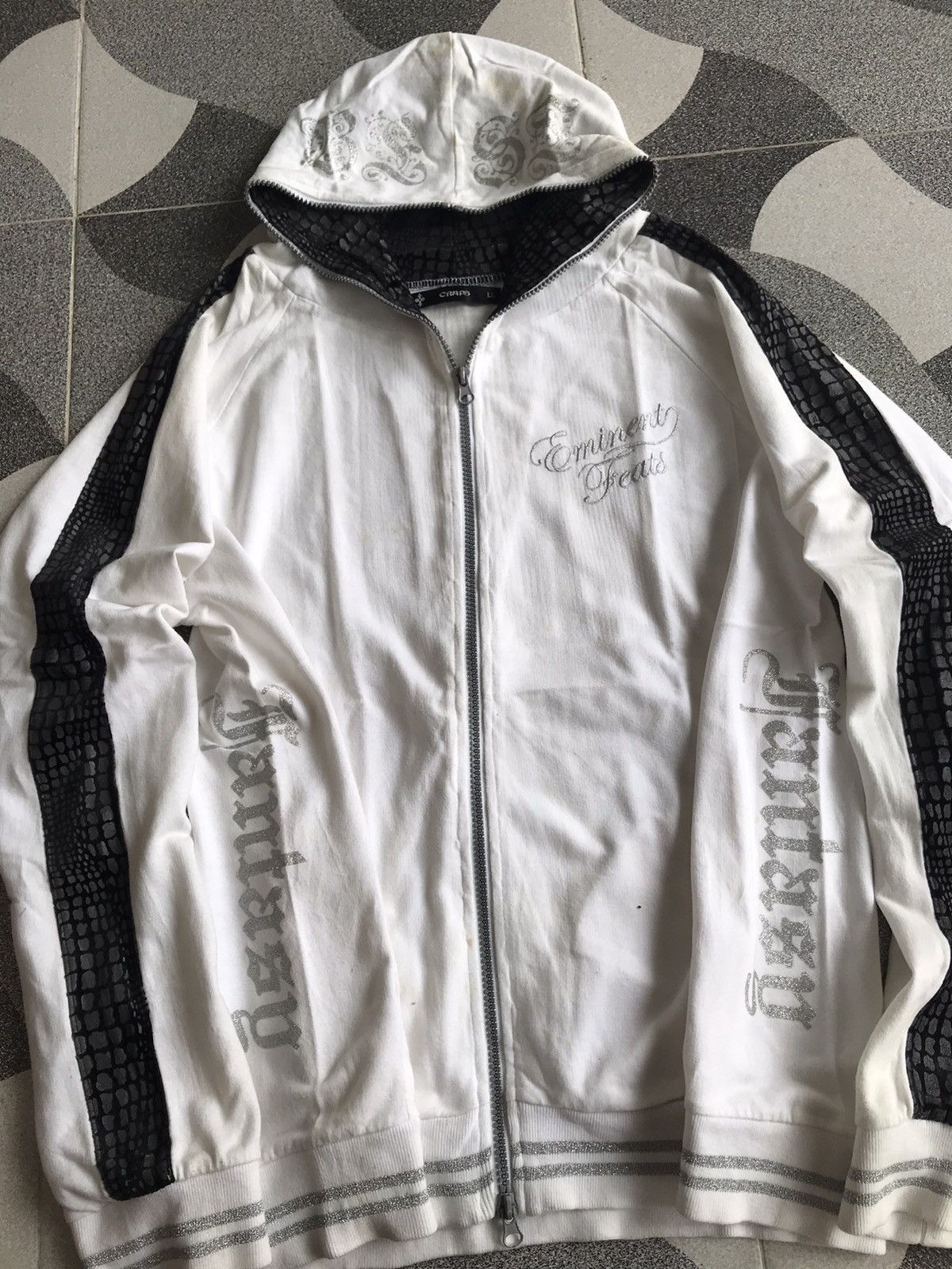 20471120 y2K Craps Skull Zip Hoodie Size US L / EU 52-54 / 3 - 2 Thumbnail