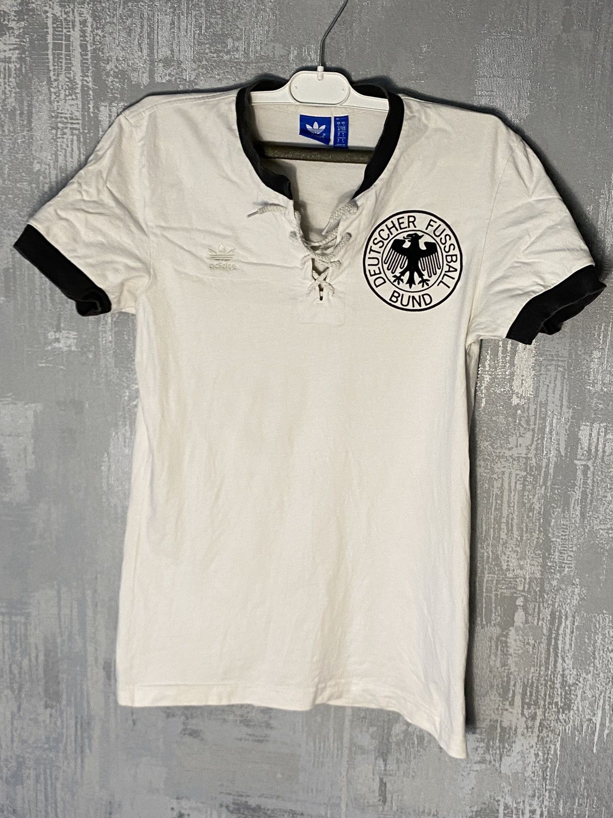 Adidas Vintage Germany Adidas Soccer Jersey Y2K Drill FIFA Size US S / EU 44-46 / 1 - 1 Thumbnail