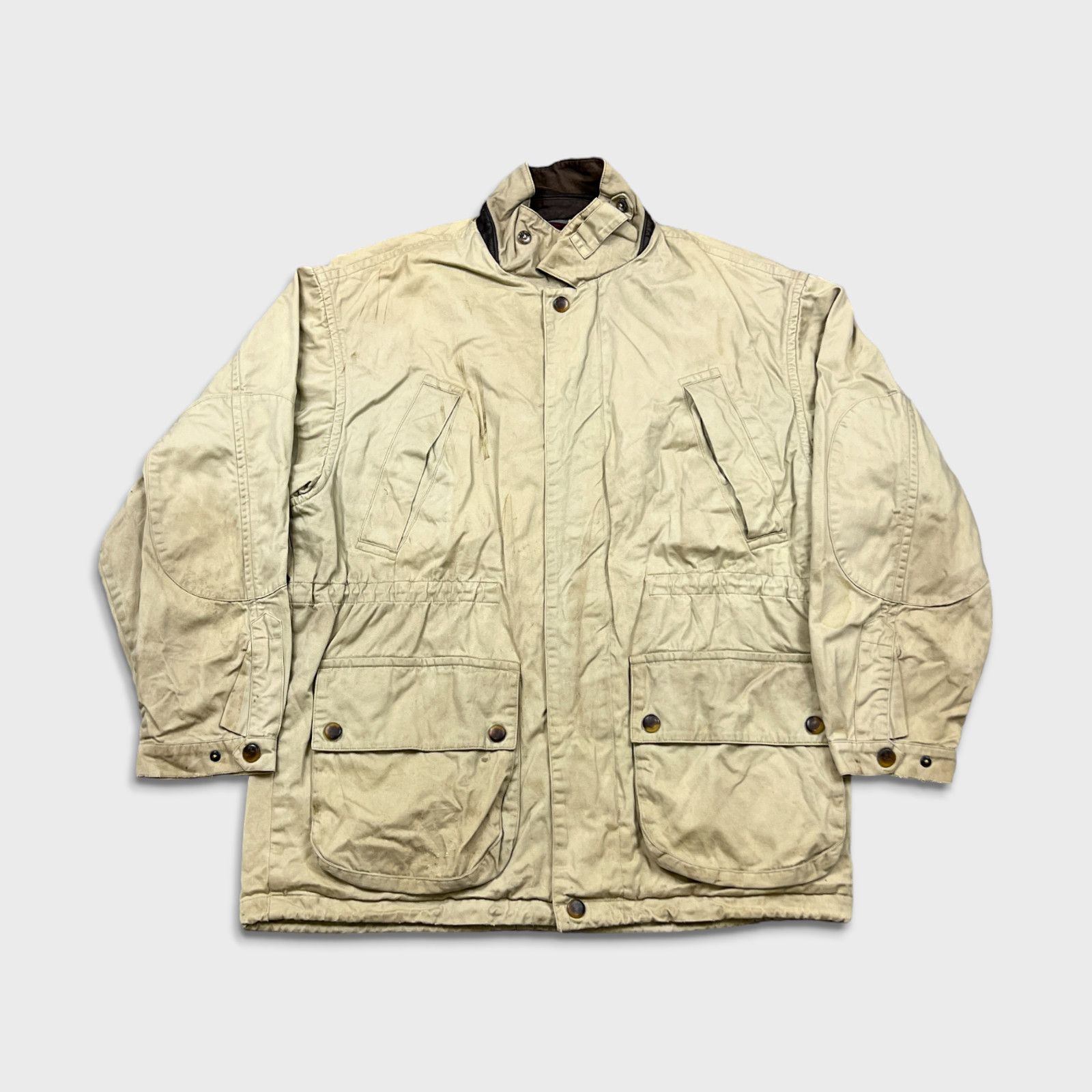 Nautica × Vintage VTG Nautica Jacket Large Full Zip Hunting Bomber 90s Coat Size US L / EU 52-54 / 3 - 1 Thumbnail