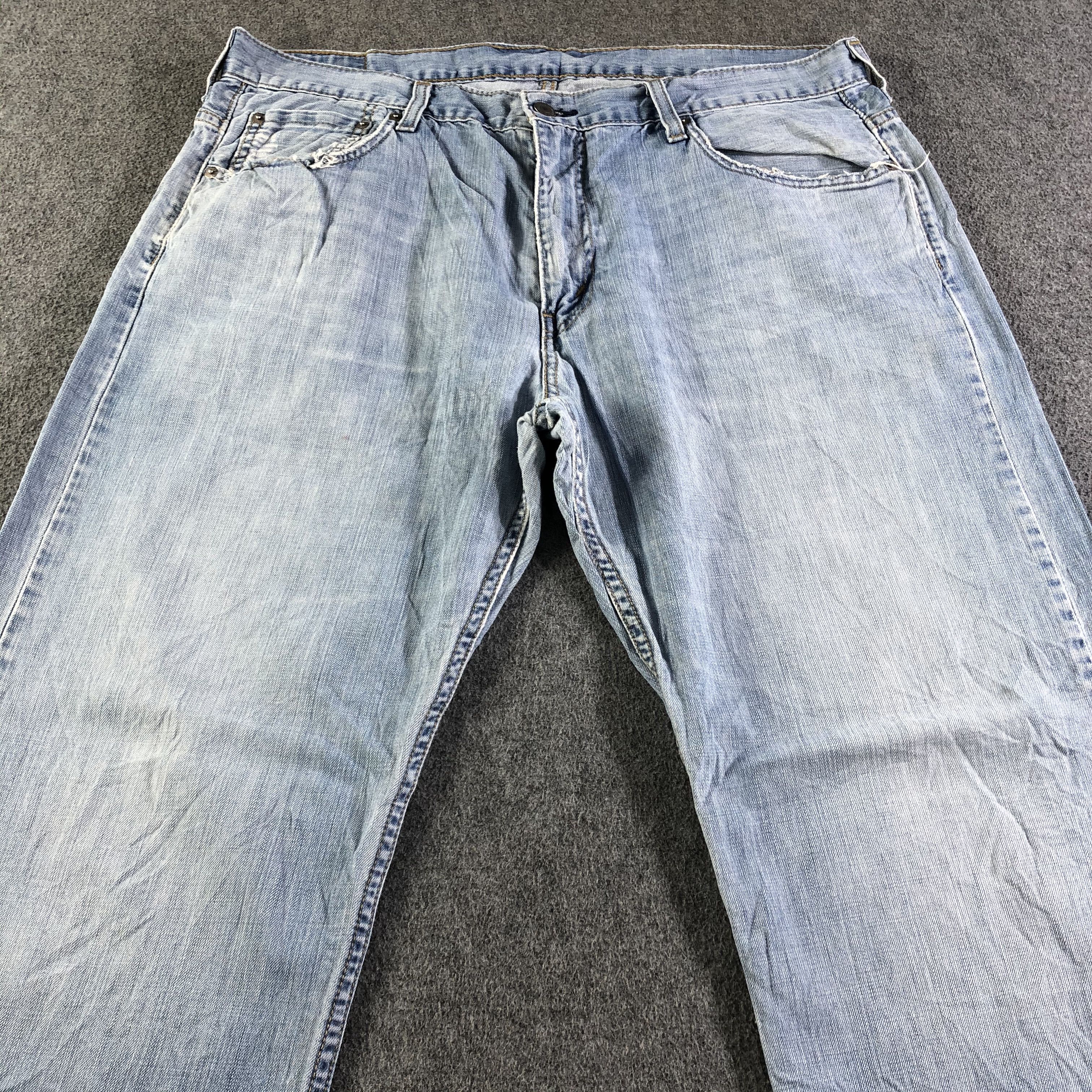 Levi's Vintage Light Wash Levis 569 Jeans-J4396 Size US 38 / EU 54 - 3 Thumbnail