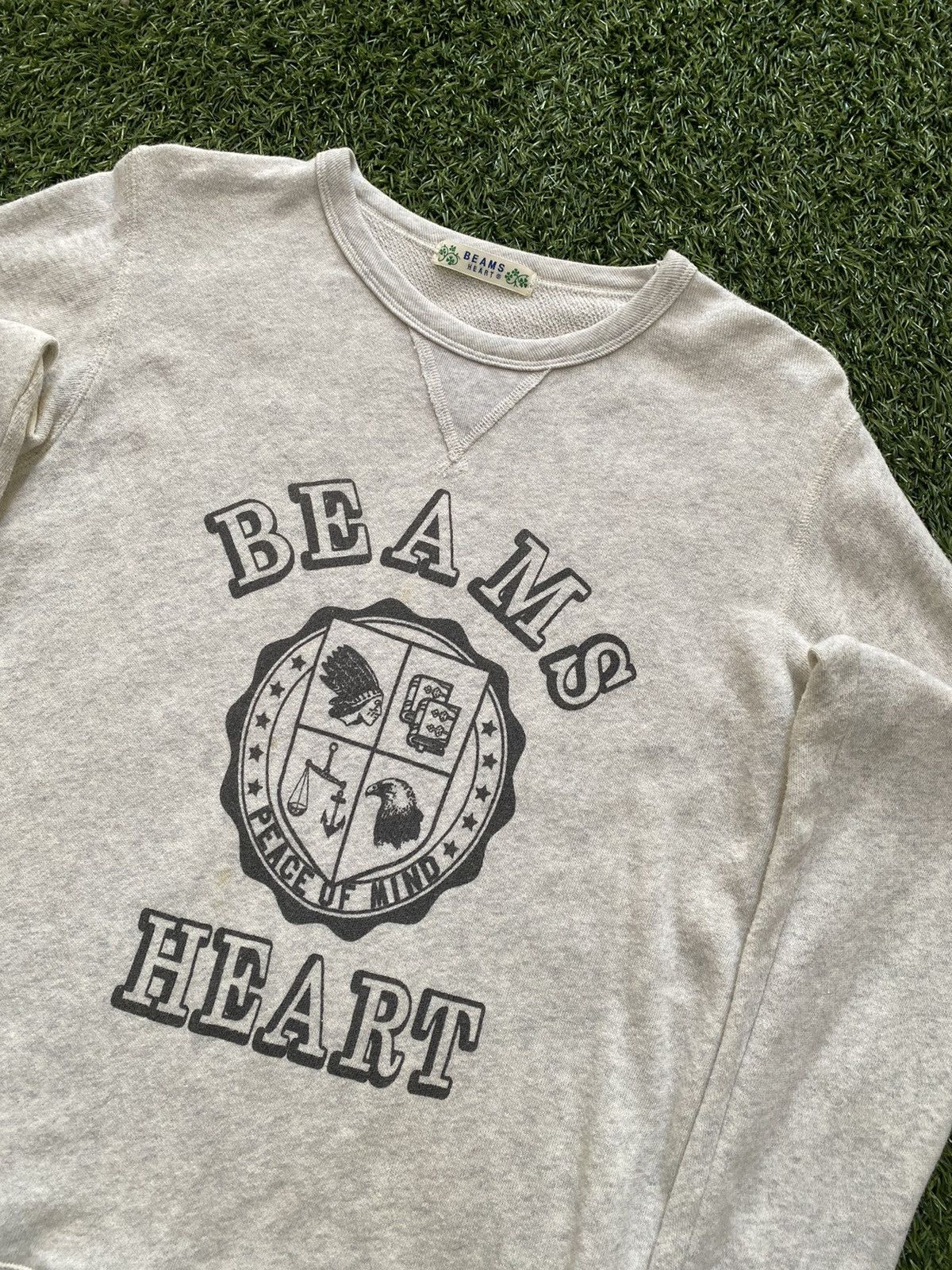 Beams Plus Vintage Beams Heart B.M.S.H 1943 Sweatshirt Size US M / EU 48-50 / 2 - 3 Thumbnail