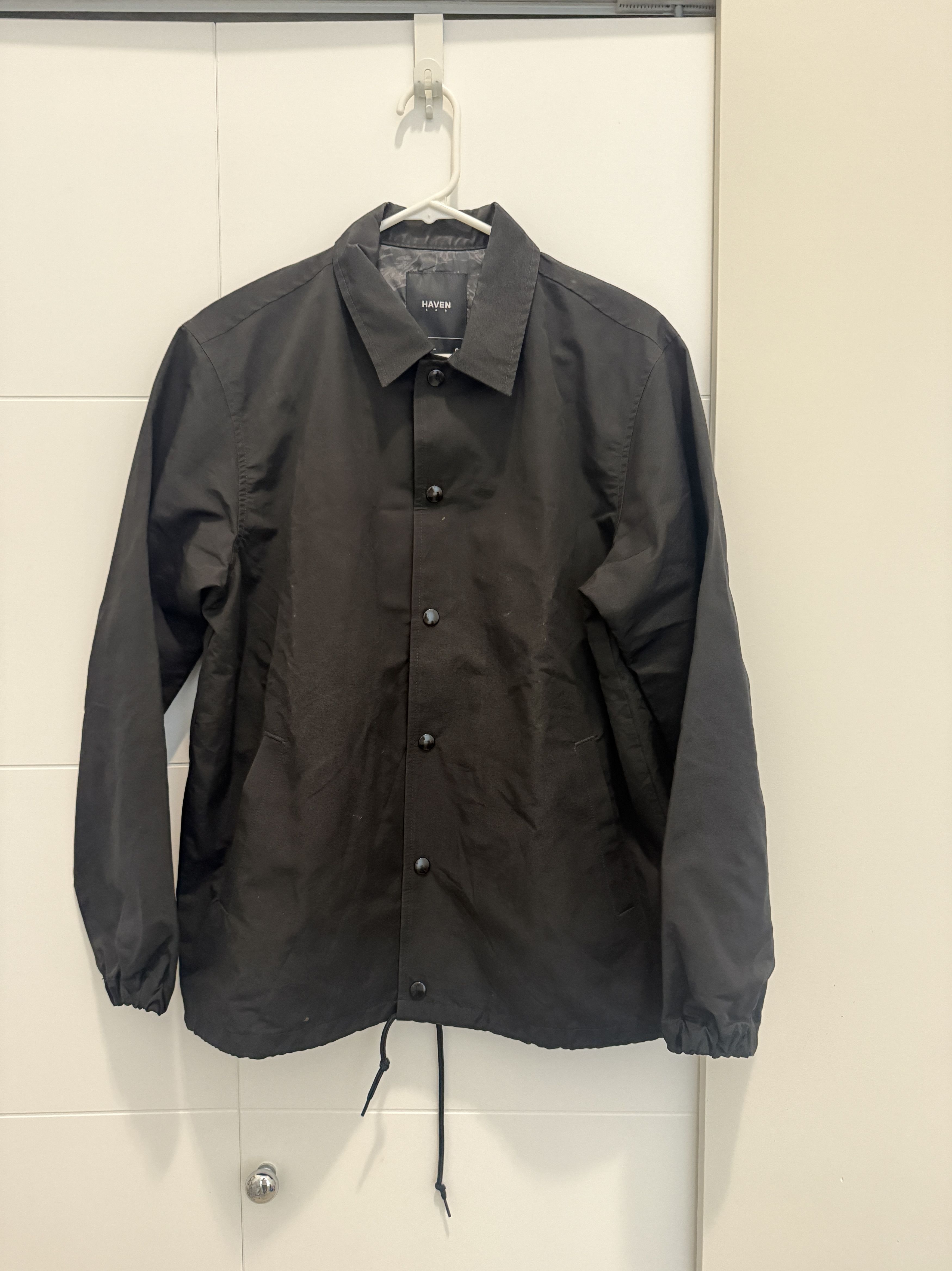 Haven HAVEN FW18 made in japan Coach Jacket Black Size 2 Size US M / EU 48-50 / 2 - 2 Thumbnail