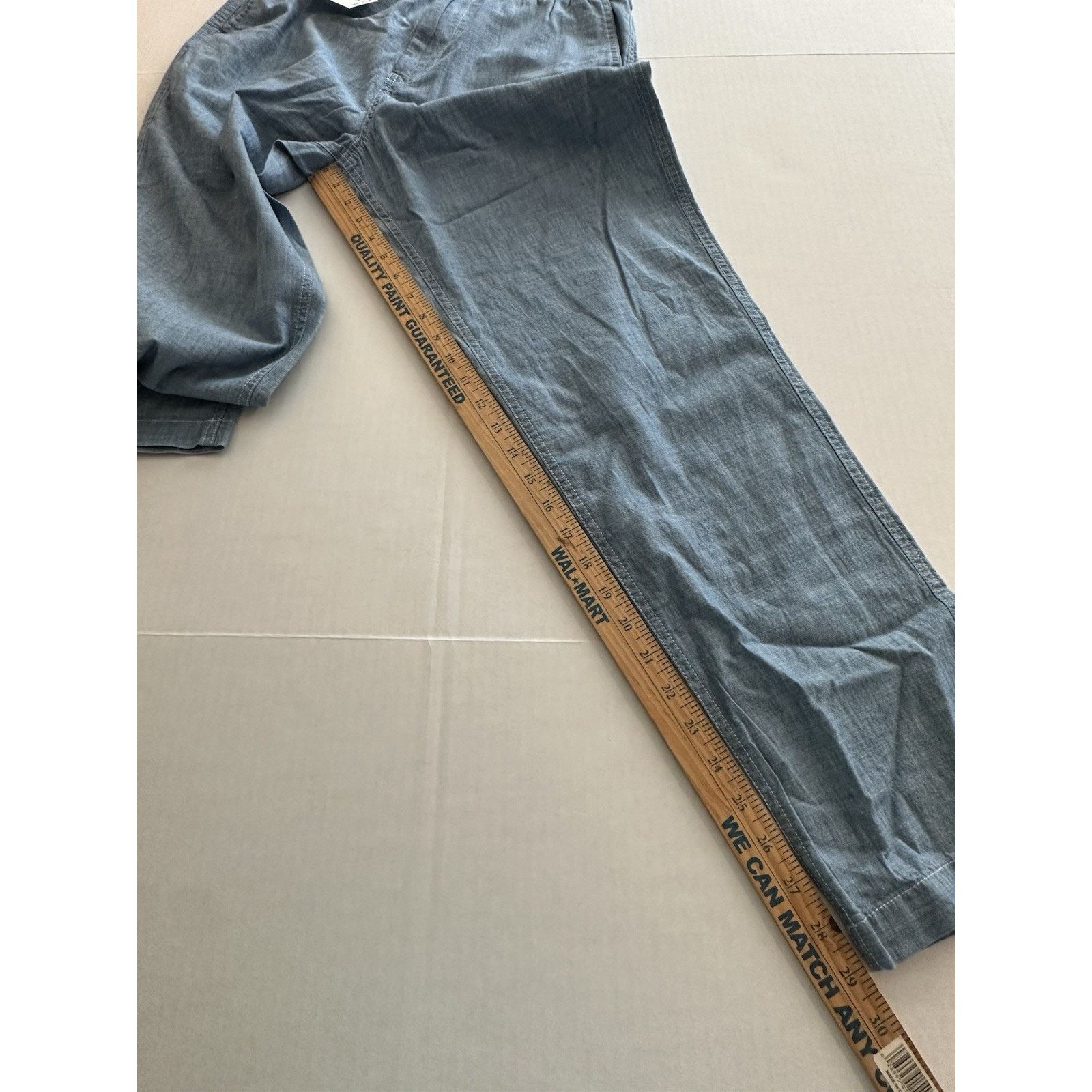 Polo Ralph Lauren Polo Ralph Lauren Prepster M Classic Fit Blue Chambray Pants Size US 30 / EU 46 - 14 Thumbnail
