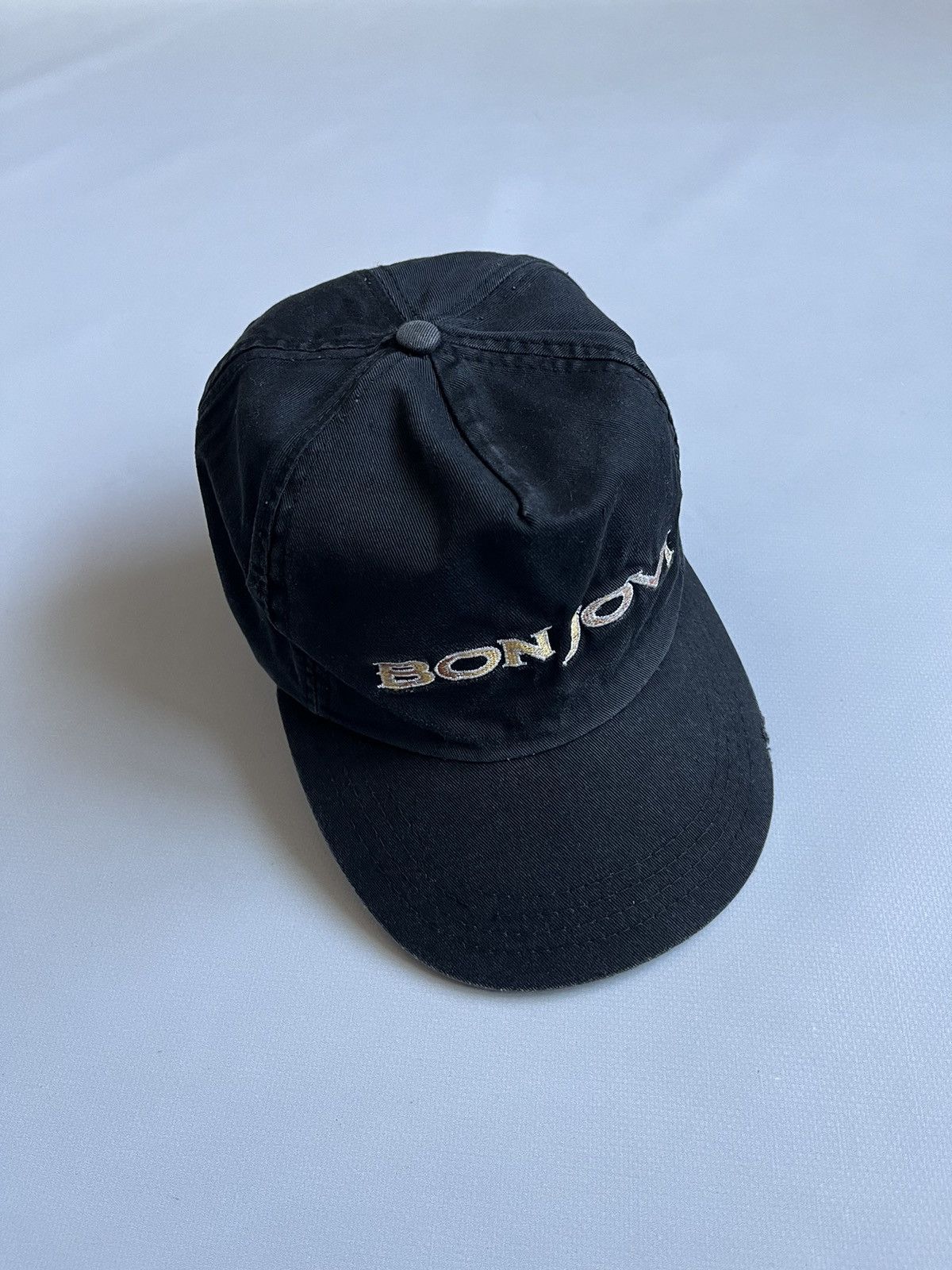Bon Jovi Vintage Bon Jovi Keep The Faith Black Faded Distressed Cap Size ONE SIZE - 1 Thumbnail