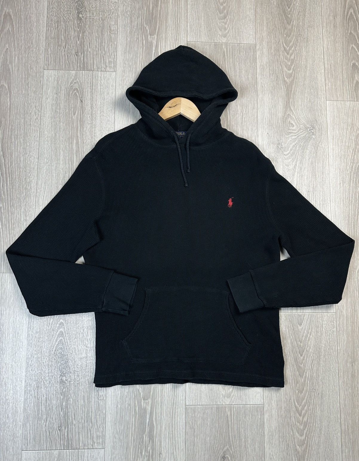 Polo Ralph Lauren Polo Ralph Lauren Hoodie Vintage Small Logo Black Size L Size US L / EU 52-54 / 3 - 3 Thumbnail