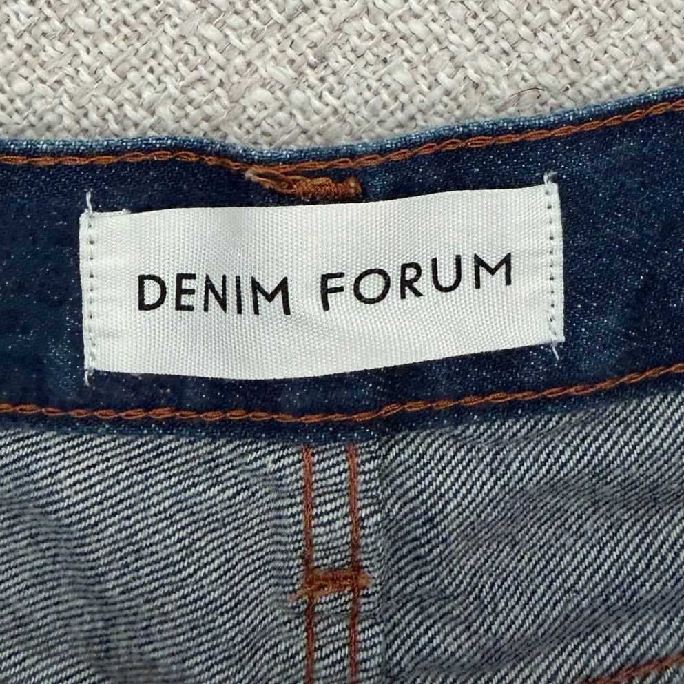 Other Denim Forum Farrah High Rise Wide Leg Jeans Sz 28 Size 28" / US 6 / IT 42 - 2 Thumbnail