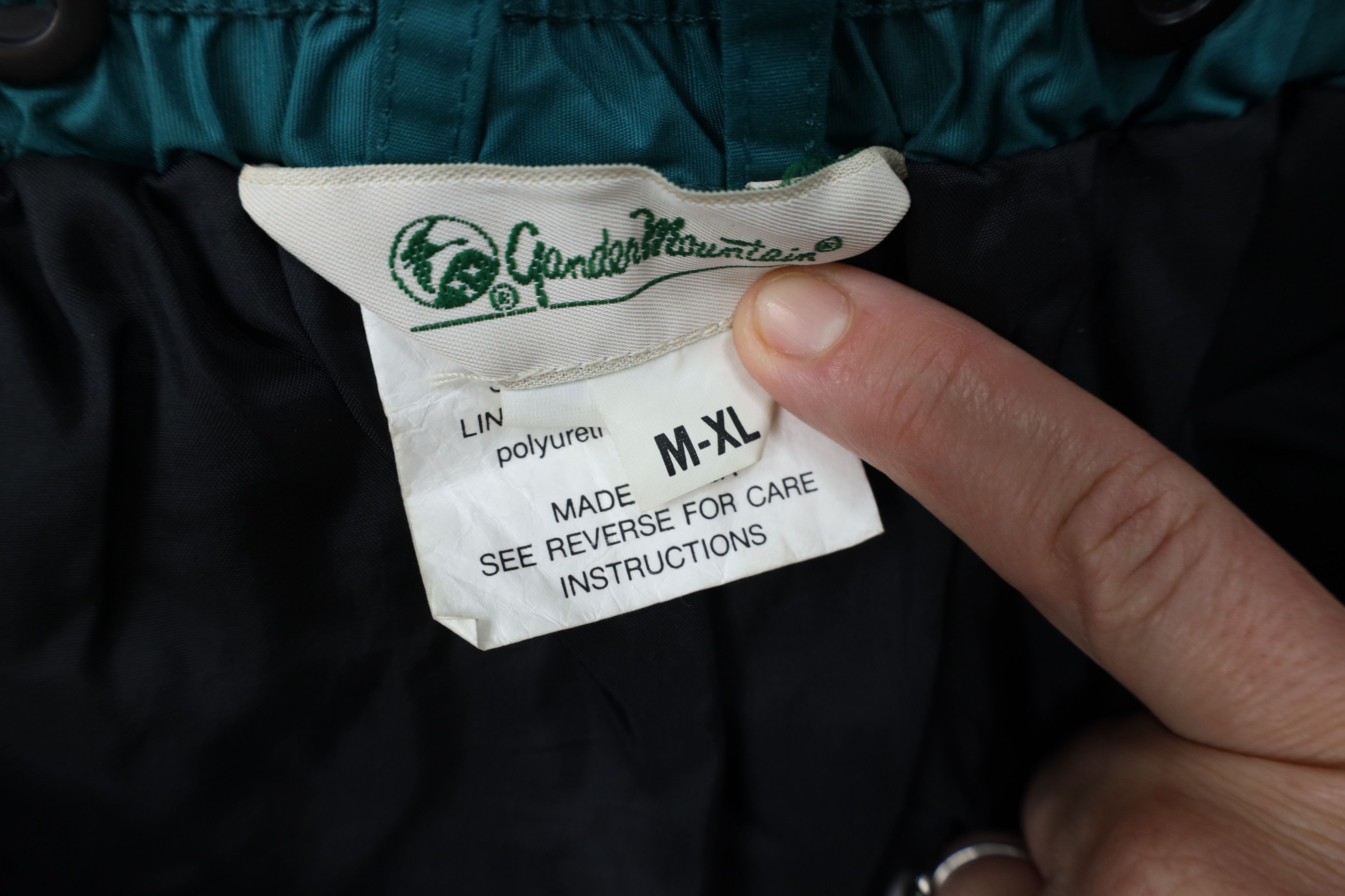 Vintage Vintage 90s Gander Mountain Wide Leg Rain Pants USA Size US 34 / EU 50 - 9 Thumbnail