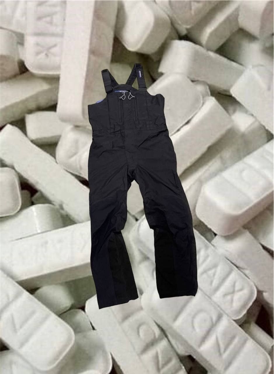 image of Vintage Patagonia Ski Pants Jumpsuit Made In Usa in Black, Men's (Size 36)