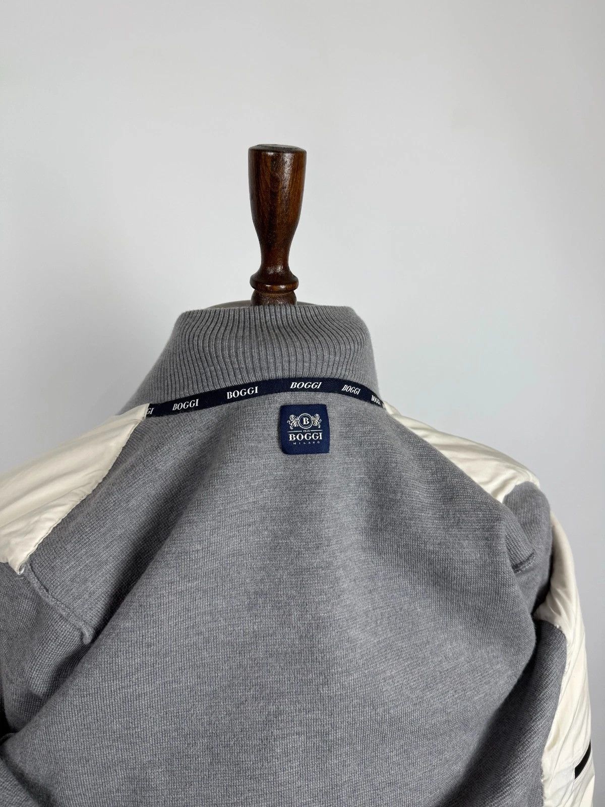Boggi Boggi Milano Wool Long Sleeve Outerwear High Neck Jacket Size US M / EU 48-50 / 2 - 8 Thumbnail