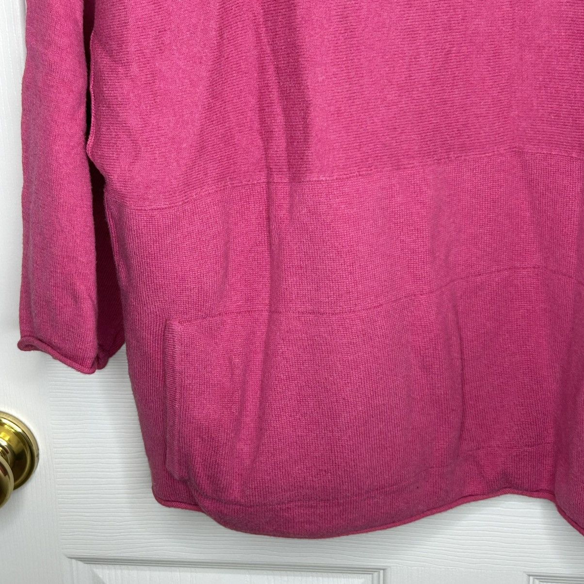 J. Jill J. Jill Cashmere Blend Pink Cozy Oversized Boxy Fit Sweater Size S / US 4 / IT 40 - 5 Thumbnail