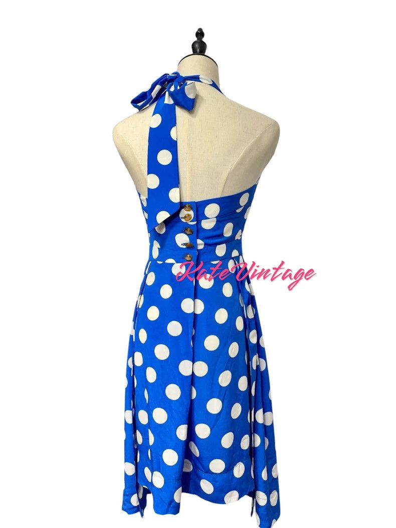 Vivienne Westwood Vivienne Westwood Rare blue and white polka dot French nec Size XS / US 0-2 / IT 36-38 - 2 Thumbnail