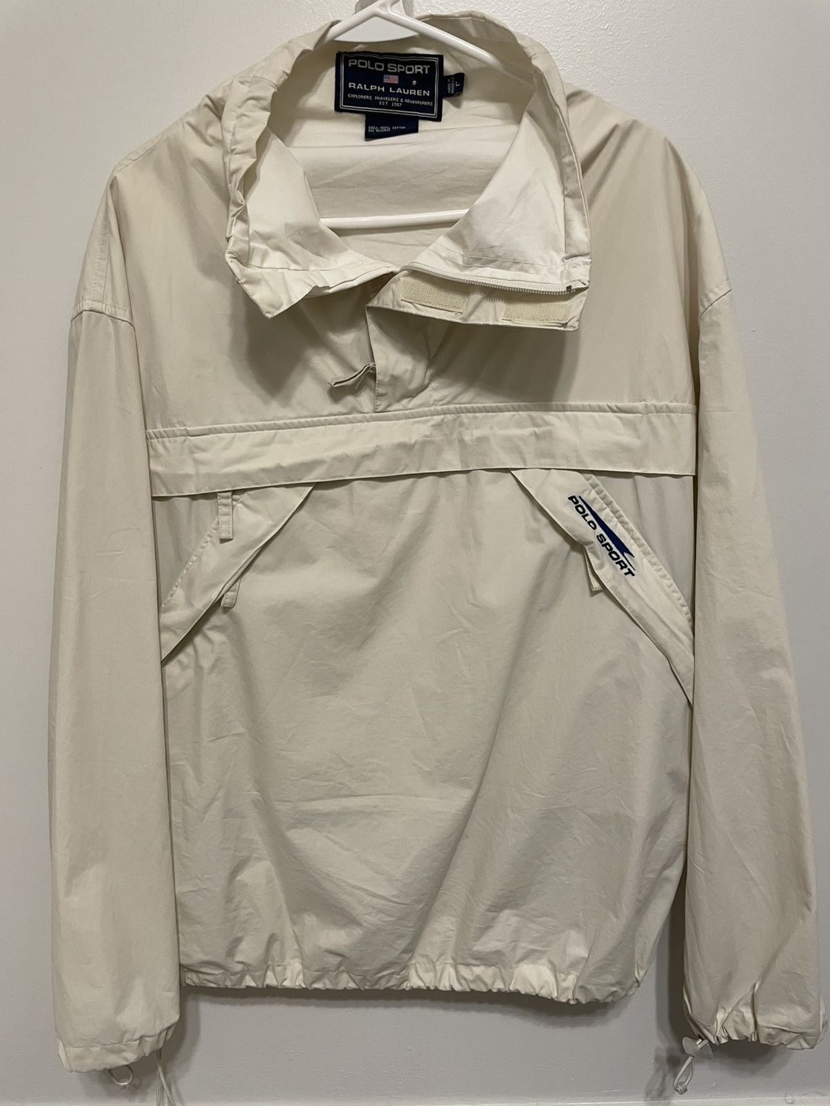 Polo Ralph Lauren 90’s Polo Sport Vintage Anorak Windbreaker Size US L / EU 52-54 / 3 - 1 Thumbnail