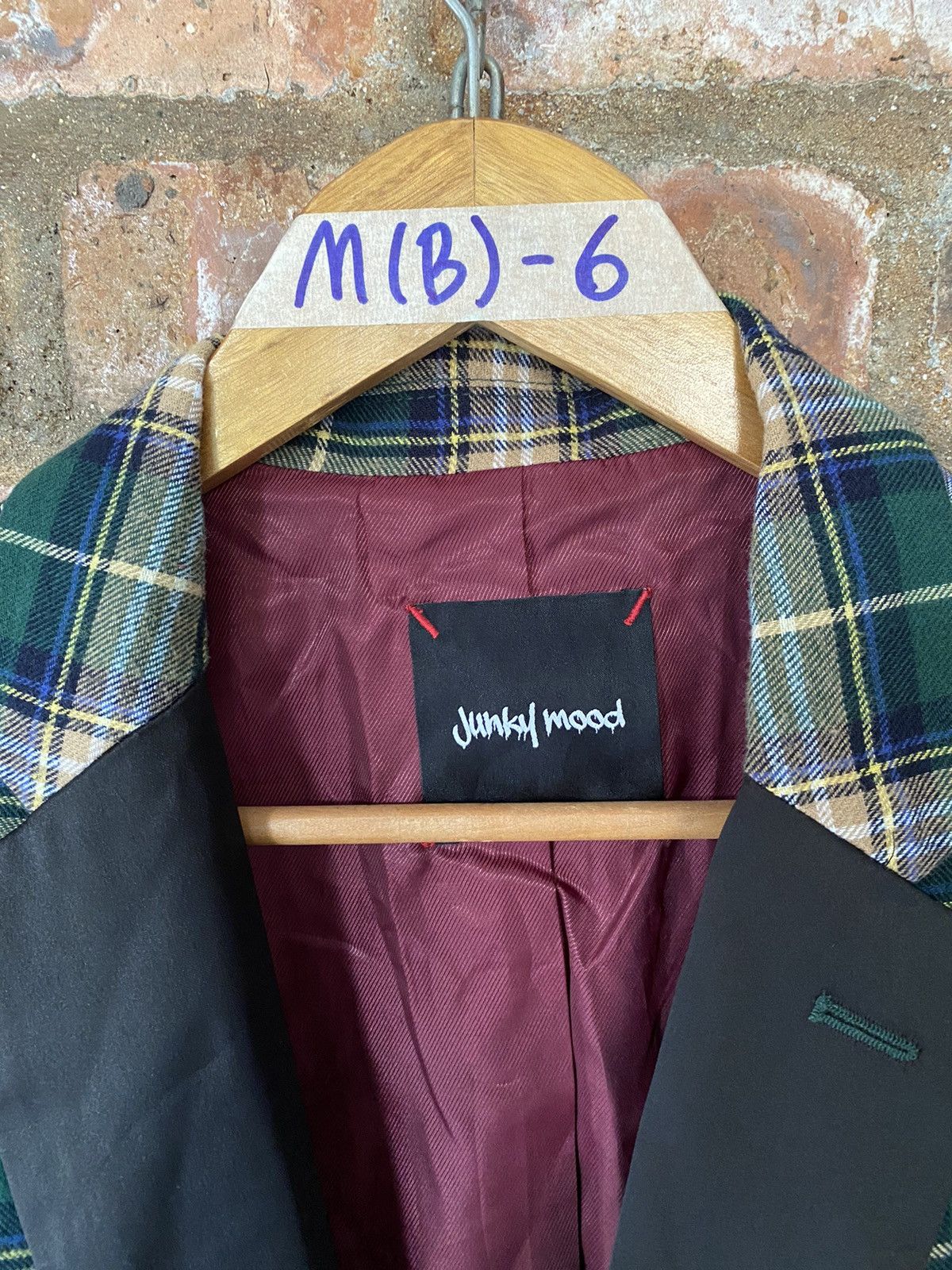 Japanese Brand 2000s Junky Mood Japan checked Jacket Size US M / EU 48-50 / 2 - 5 Thumbnail