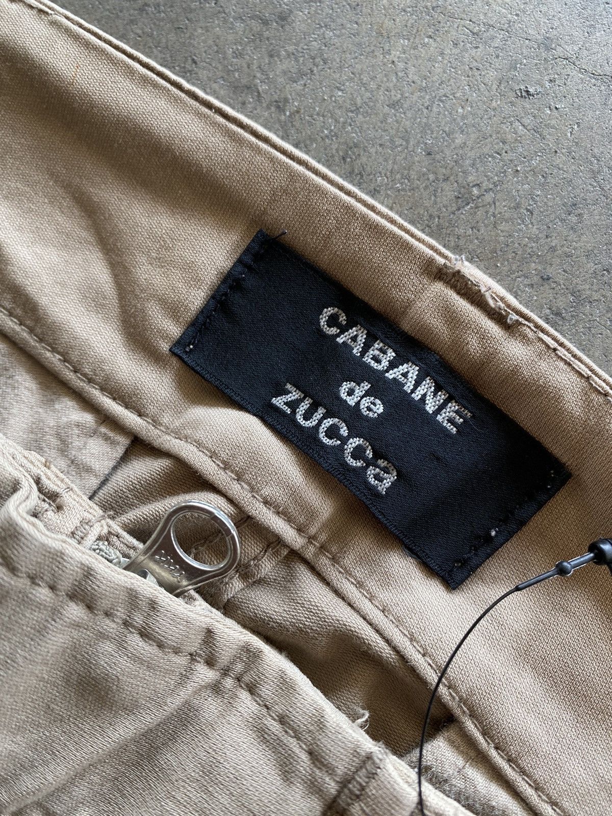 CABANE de ZUCCa 2000s Cabane de Zucca - Asymmetric Zipper Cargo Pants Size US 32 / EU 48 - 4 Thumbnail
