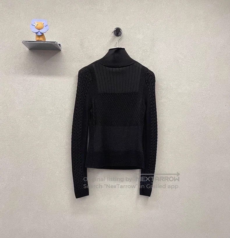 Hermes Hermes Ribbed knit long sleeves Size XXS / US 00 / IT 34 - 2 Thumbnail