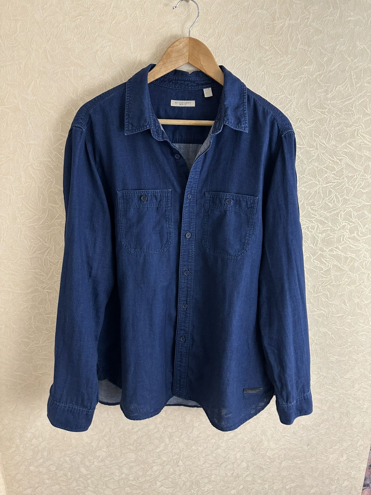 Burberry Burberry shirt size 2XL dark blu Size US XXL / EU 58 / 5 - 4 Thumbnail