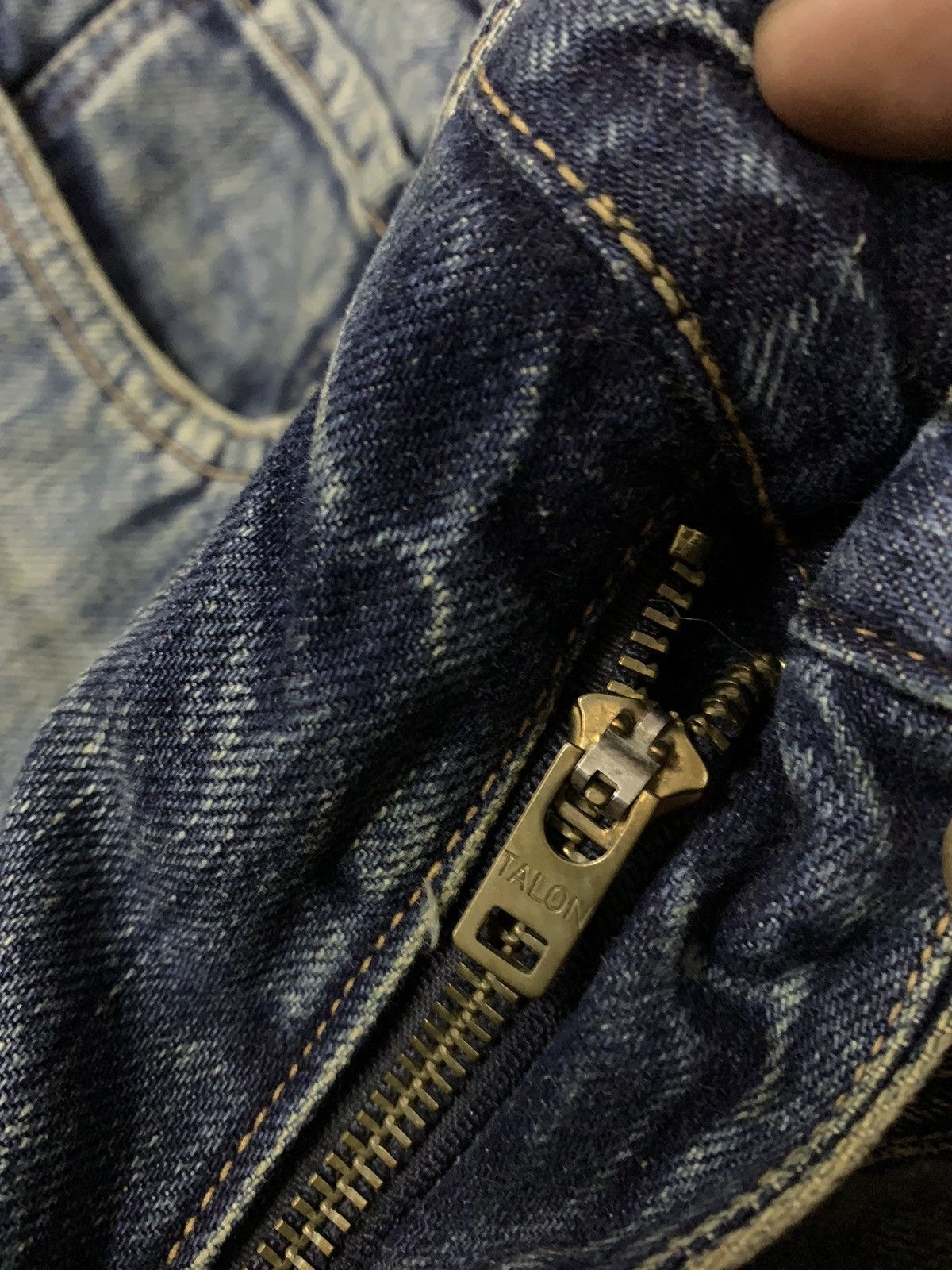 Blue Blue Japan 💥Vintage Iron H.R Market Indigo Denim Size US 29 - 7 Thumbnail