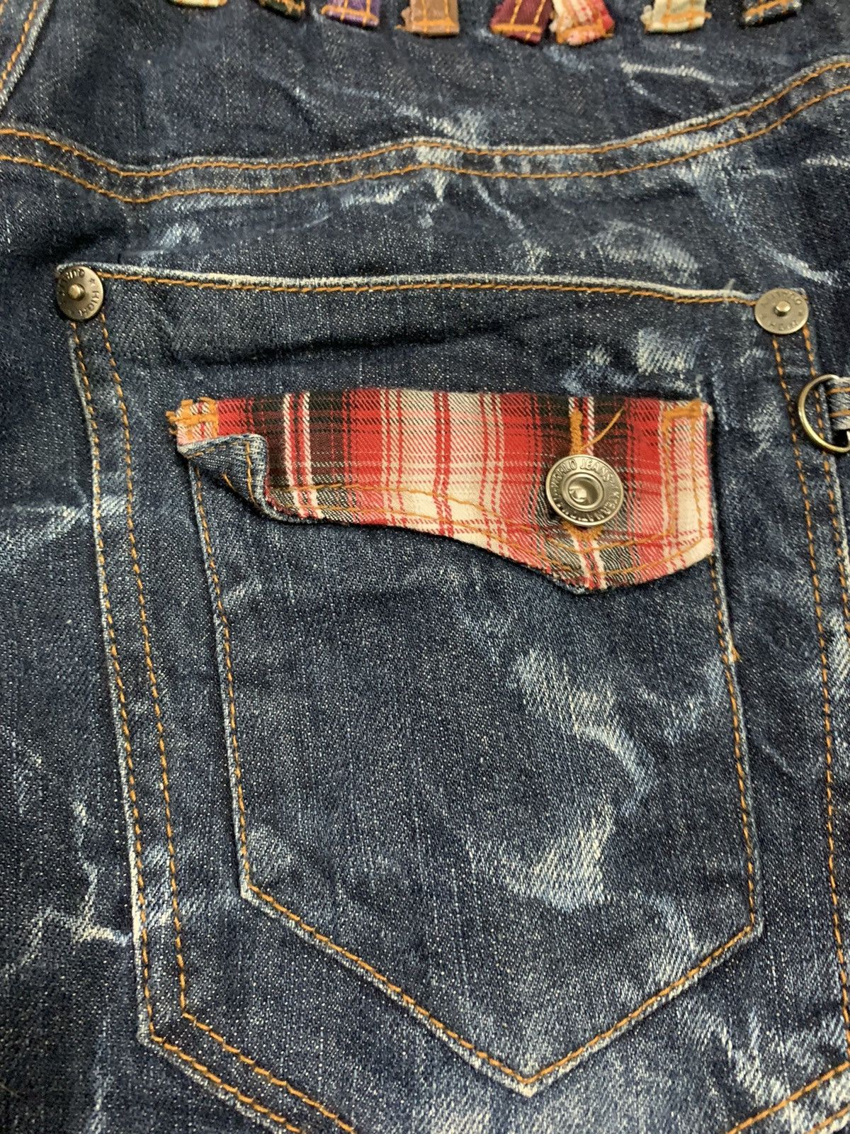 PPFM DISTRESSED DOUBLE WAIST NYLAUS WASHED SICK CLAW HONEYCOMB Size US 29 - 13 Thumbnail