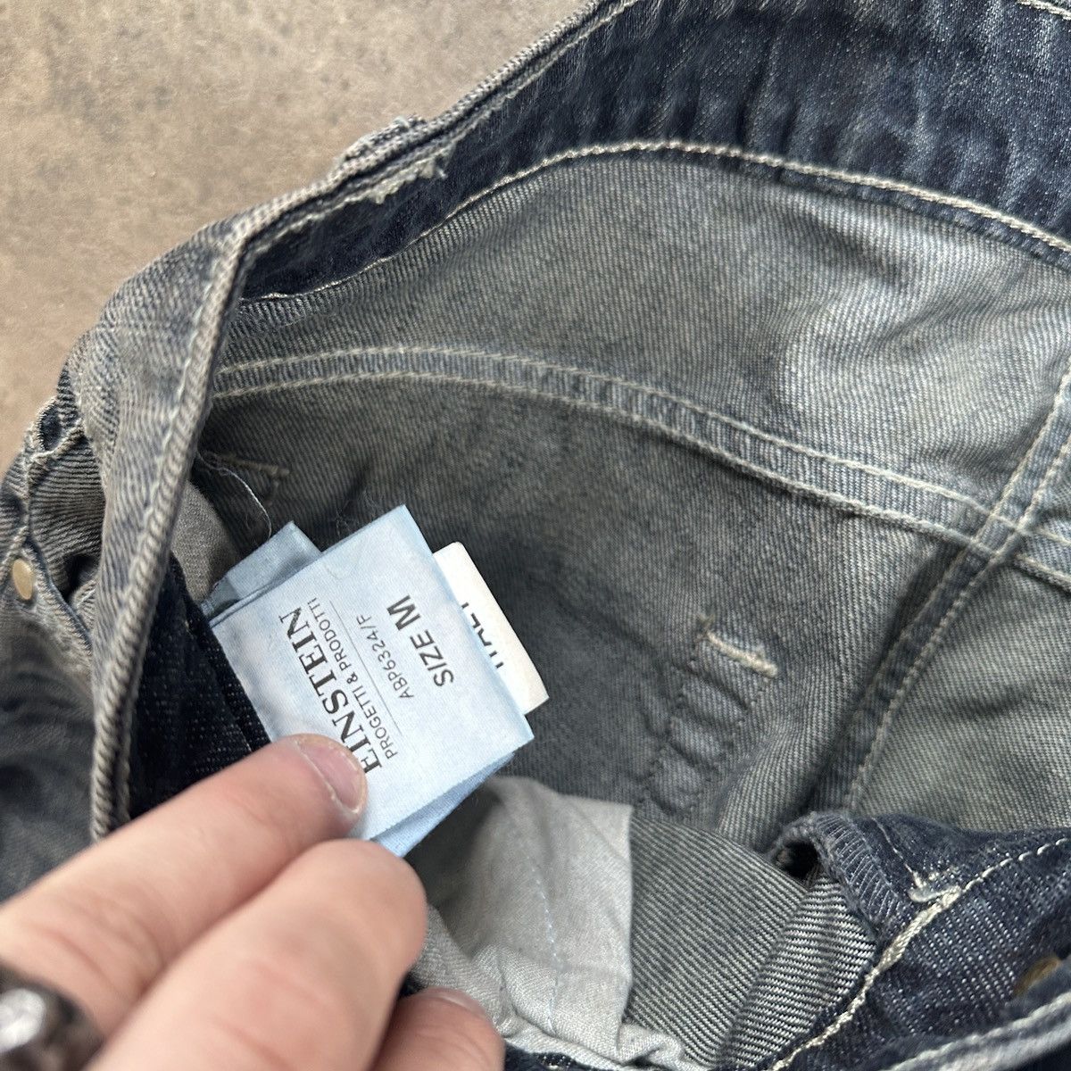 Absolut Joy Absolut Joy Dirty Wash Distressed Slim Fit Denim Gucci Size US 30 / EU 46 - 10 Thumbnail
