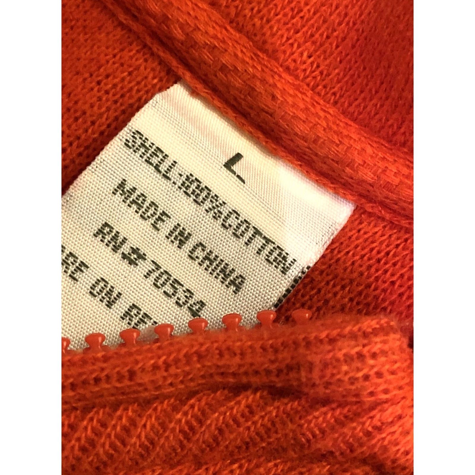 Orvis Orvis Sweatshirt Mens Size L Orange 1/4 Zip Pullover Knit Cotton Long Sleeve Logo Casual Fall Winter Spring Colorful Regular Shirt Size US L / EU 52-54 / 3 - 4 Thumbnail