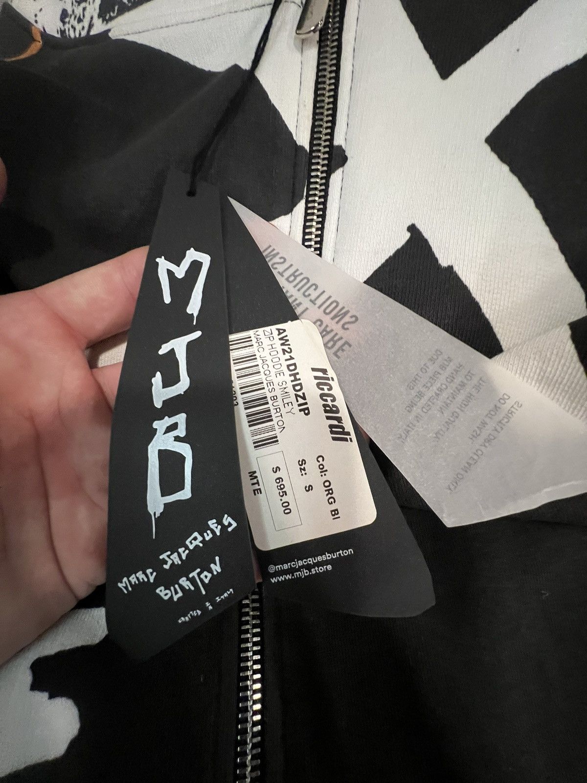 Designer × Marc Jacques Burton Marc Jacques Burton Zip Up Hoodie Size US S / EU 44-46 / 1 - 6 Thumbnail