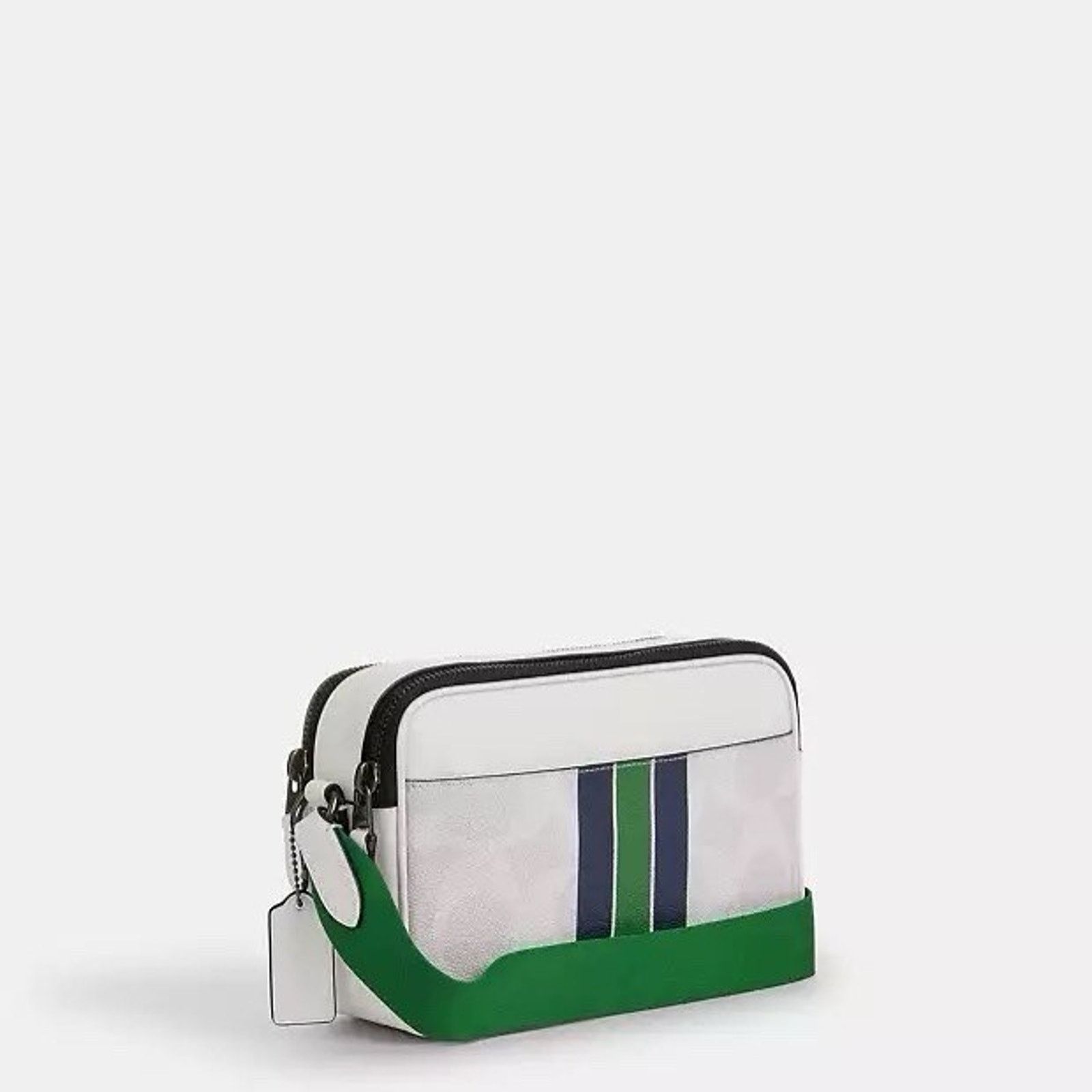Coach NWT Coach Men's Graham Crossbody Bag Varsity Stripe CBI36 Size ONE SIZE - 9 Thumbnail