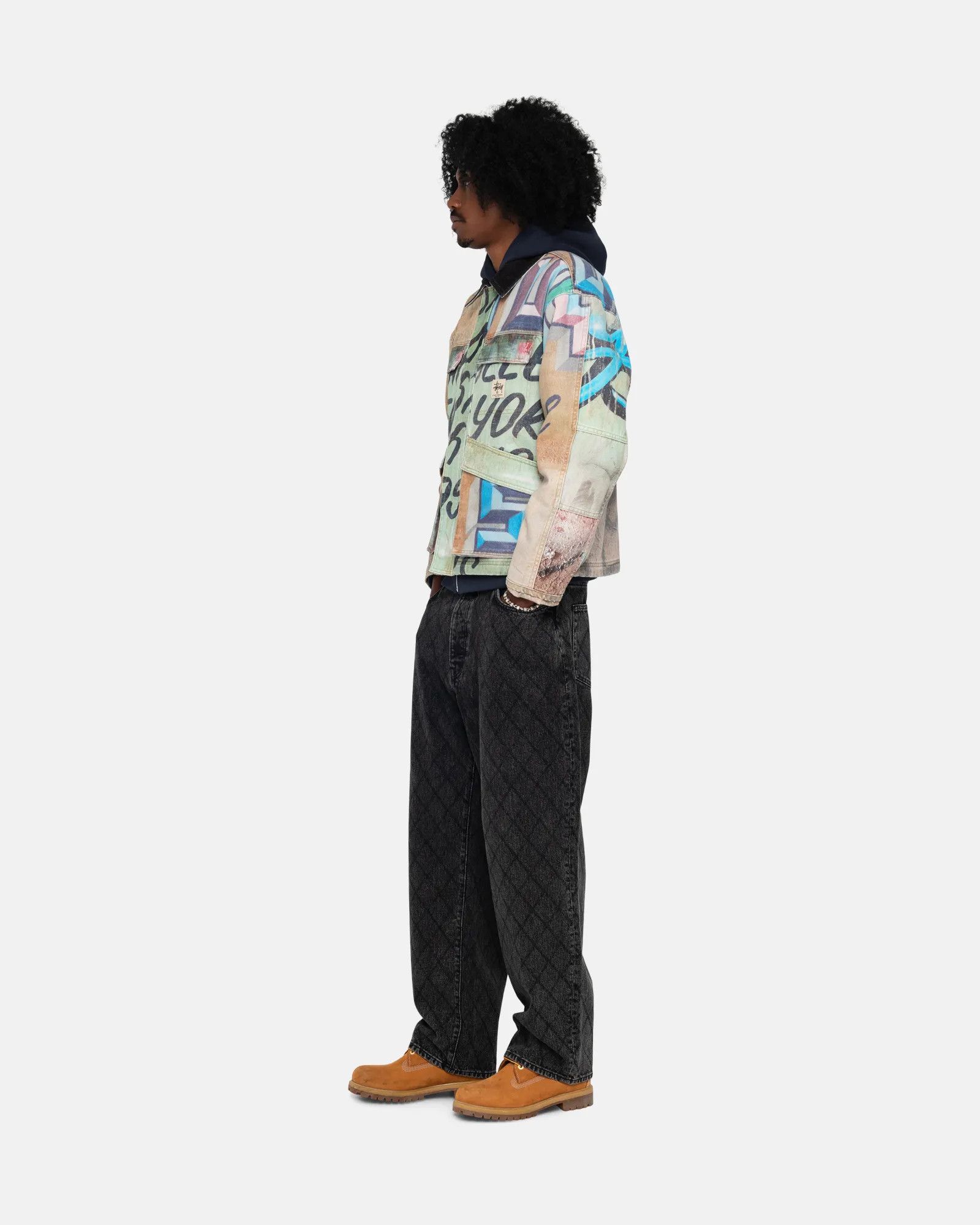 STUSSY shop jacket alfonso canvas